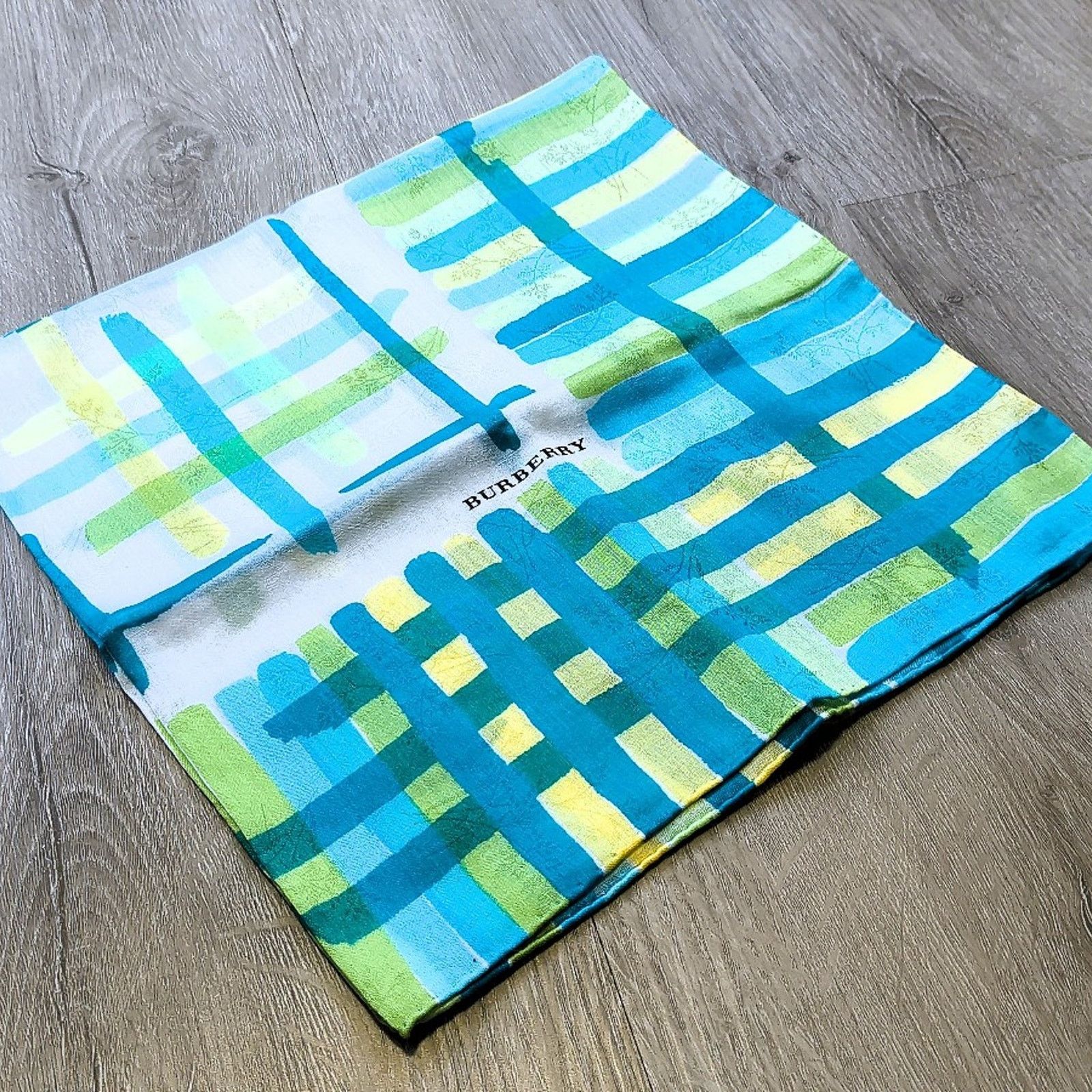 Burberry Burberry WaterColor Style - Handkerchief Scarf [58cm x 58cm] Size ONE SIZE - 2 Thumbnail