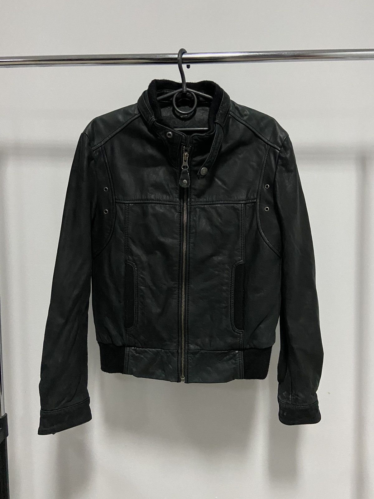 Leather Redskins leather jacket vintage zip Size US S / EU 44-46 / 1 - 1 Thumbnail
