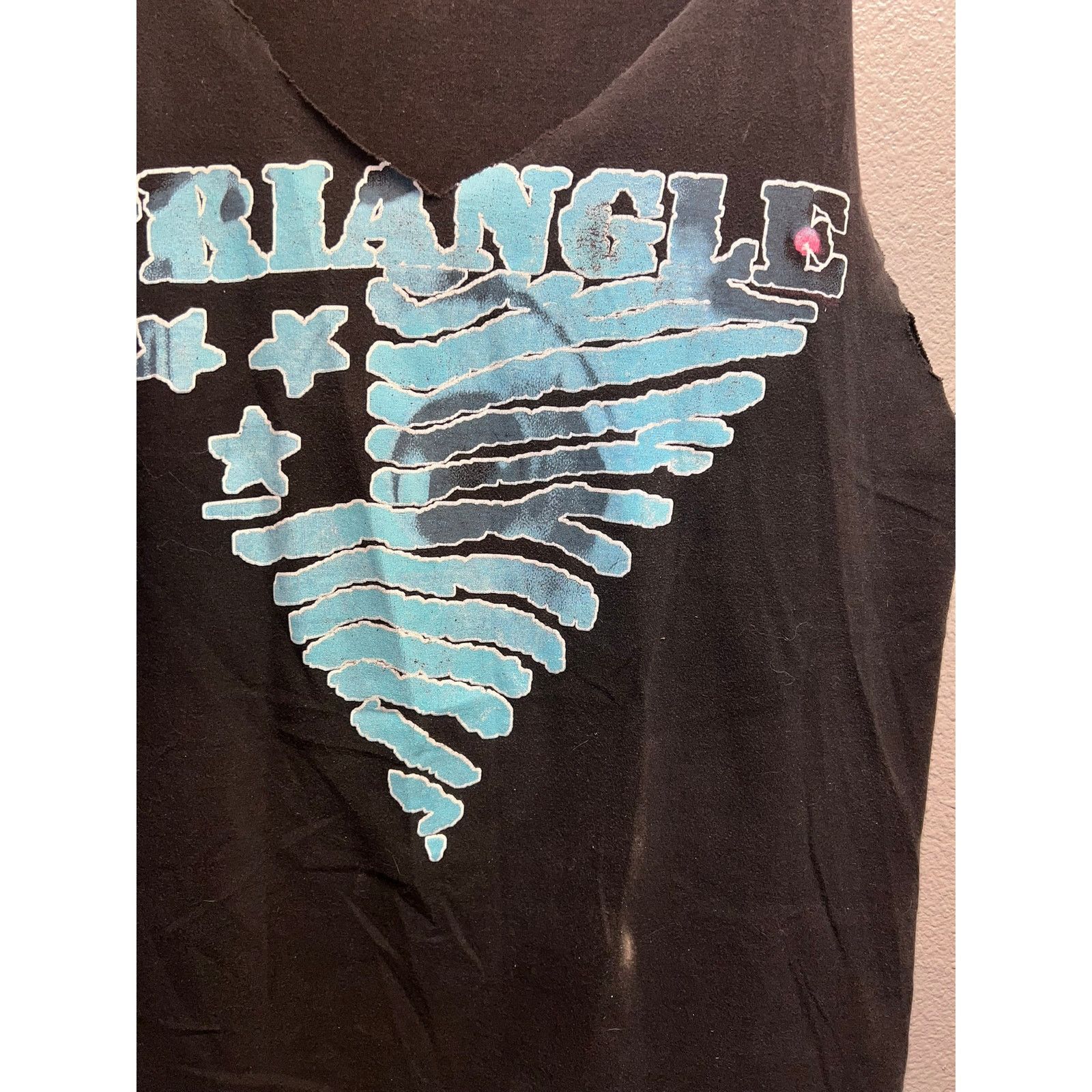 Vintage Vintage Triangle Band Shirt Raw Feed 1995 Tour Tee Tank XL Size US XL / EU 56 / 4 - 11 Thumbnail