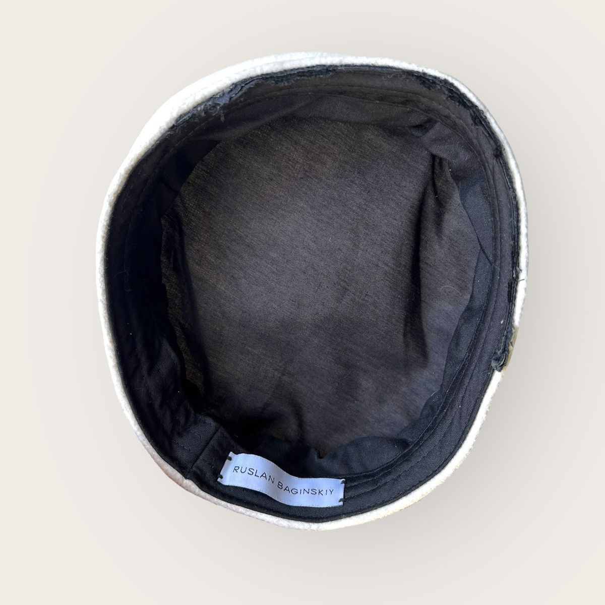 Designer × Ruslan Baginskiy Ruslan Baginskiy Wool Baker Boy Fiddler Hat Size ONE SIZE - 4 Thumbnail