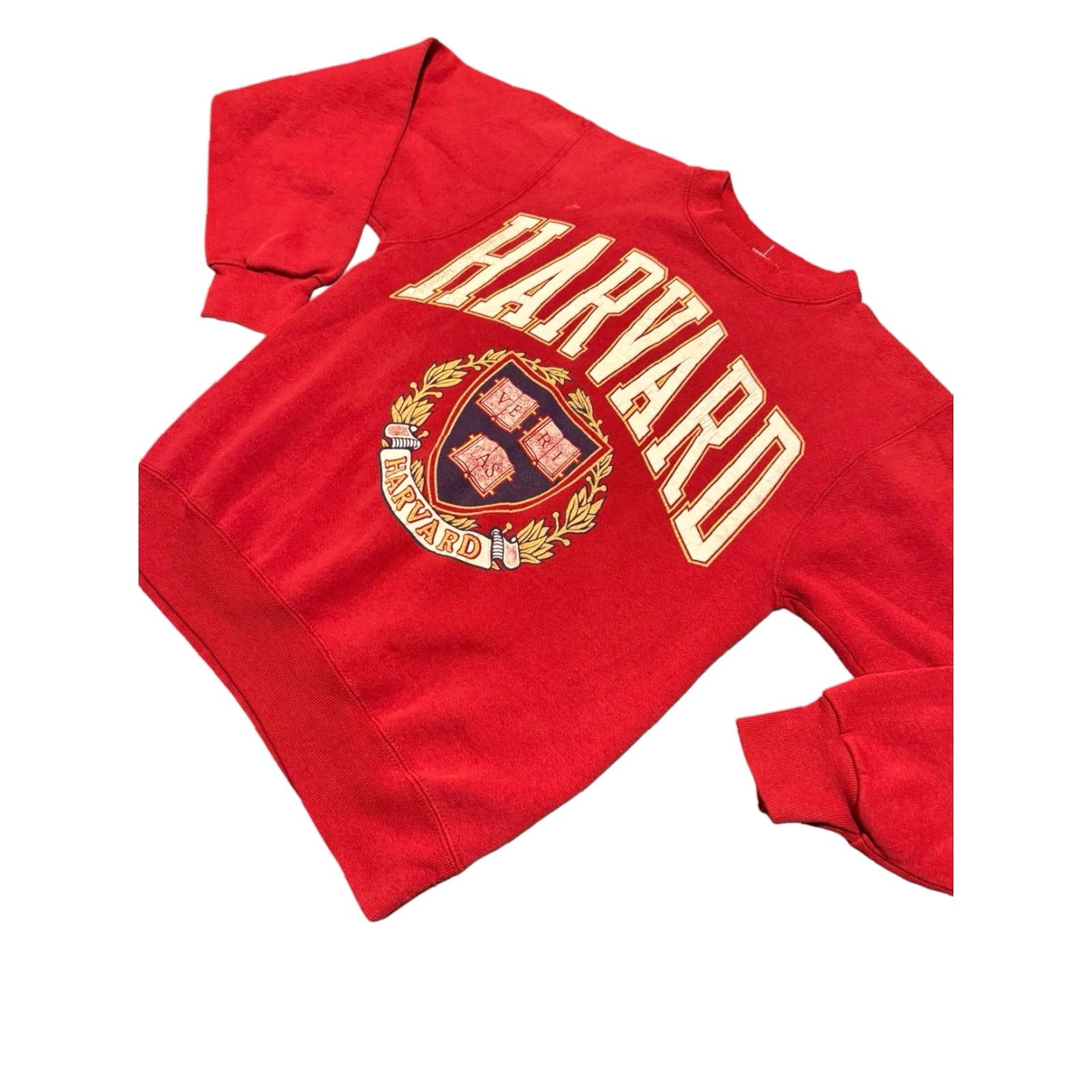 Vintage VINTAGE Harvard University Crimson Sweatshirt Red Size S Graphic Crew Neck Pullover Unisex Adults 80s 90s Retro Size US S / EU 44-46 / 1 - 4 Thumbnail