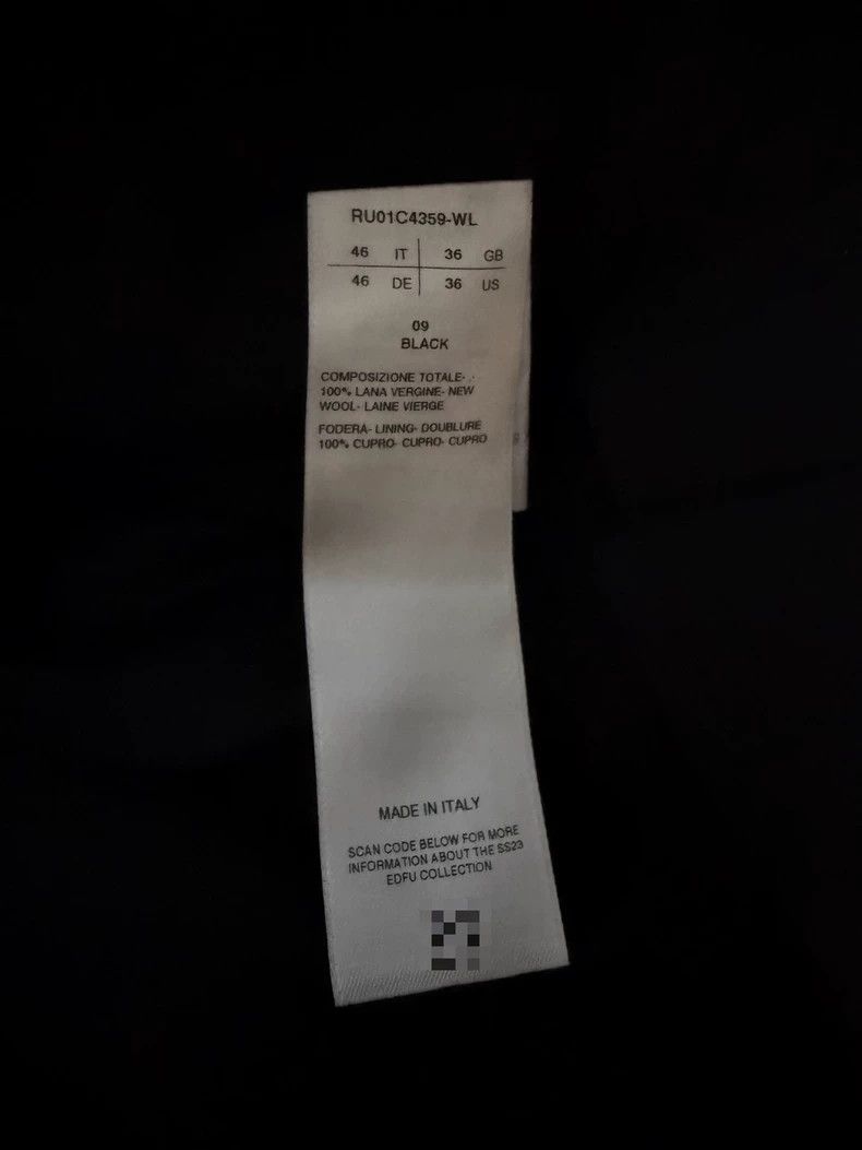 Rick Owens Rick Owens Worsted wool ankle-baring trousers Size US 36 / EU 52 - 4 Thumbnail