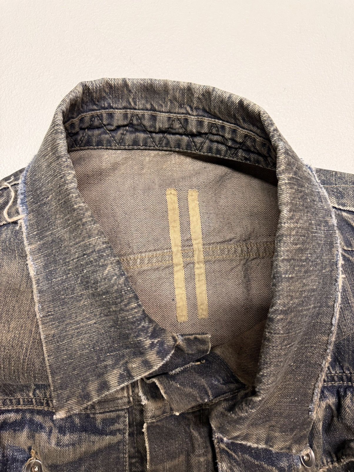 Rick Owens Drkshdw Rick Owens FW07 EXPLODER Trucker Jacket Size US L / EU 52-54 / 3 - 4 Thumbnail