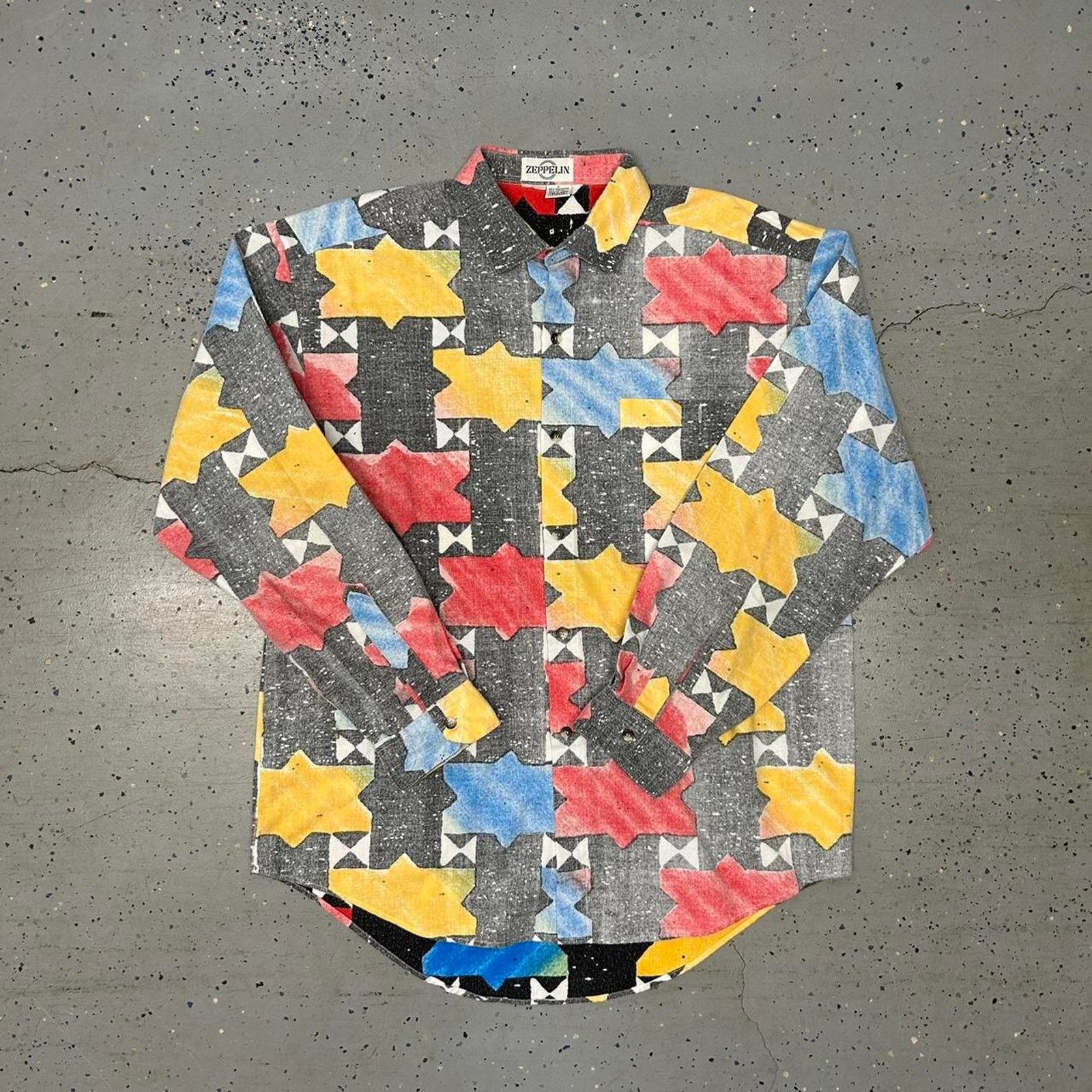 Other Y2K/90s Led Zeppelin Button Up Shirt Size US L / EU 52-54 / 3 - 1 Thumbnail