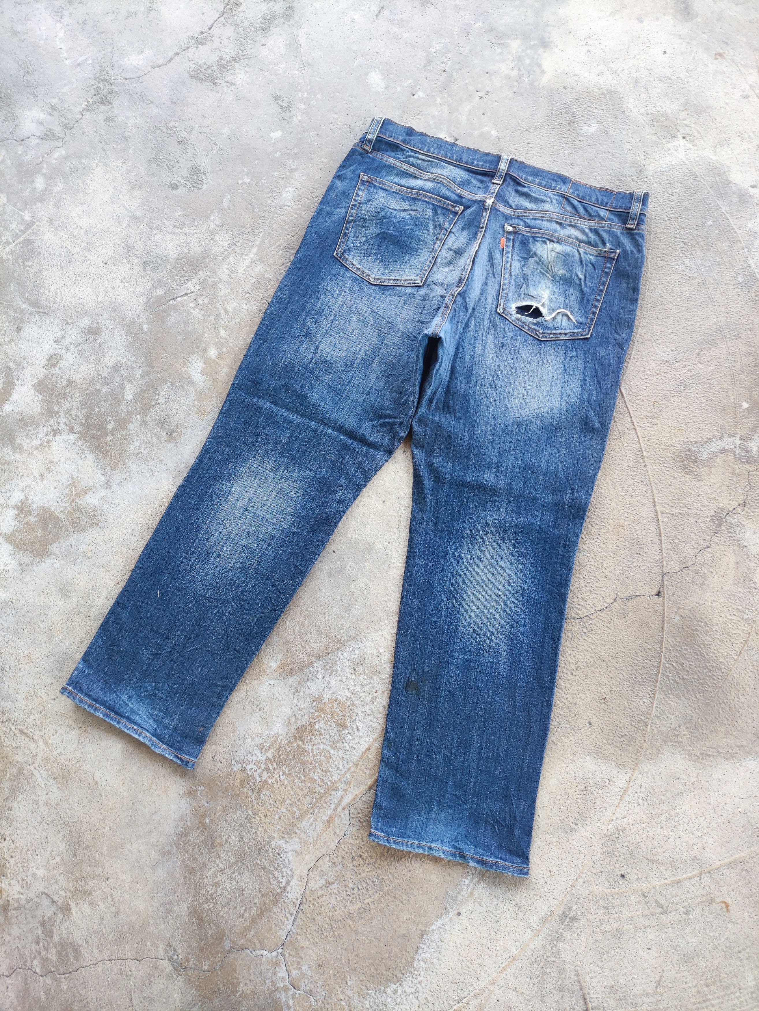 Japanese Brand × Jean W36 Vintage Japanese Jeans Distressed Faded Denim Pants Size US 36 / EU 52 - 7 Thumbnail