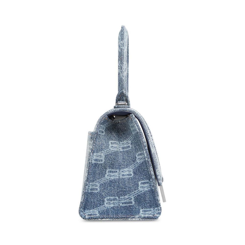 Balenciaga o1mt1gz0924 Size: OS / Hourglass Handbag BB Monogram Denim Size ONE SIZE - 2 Thumbnail