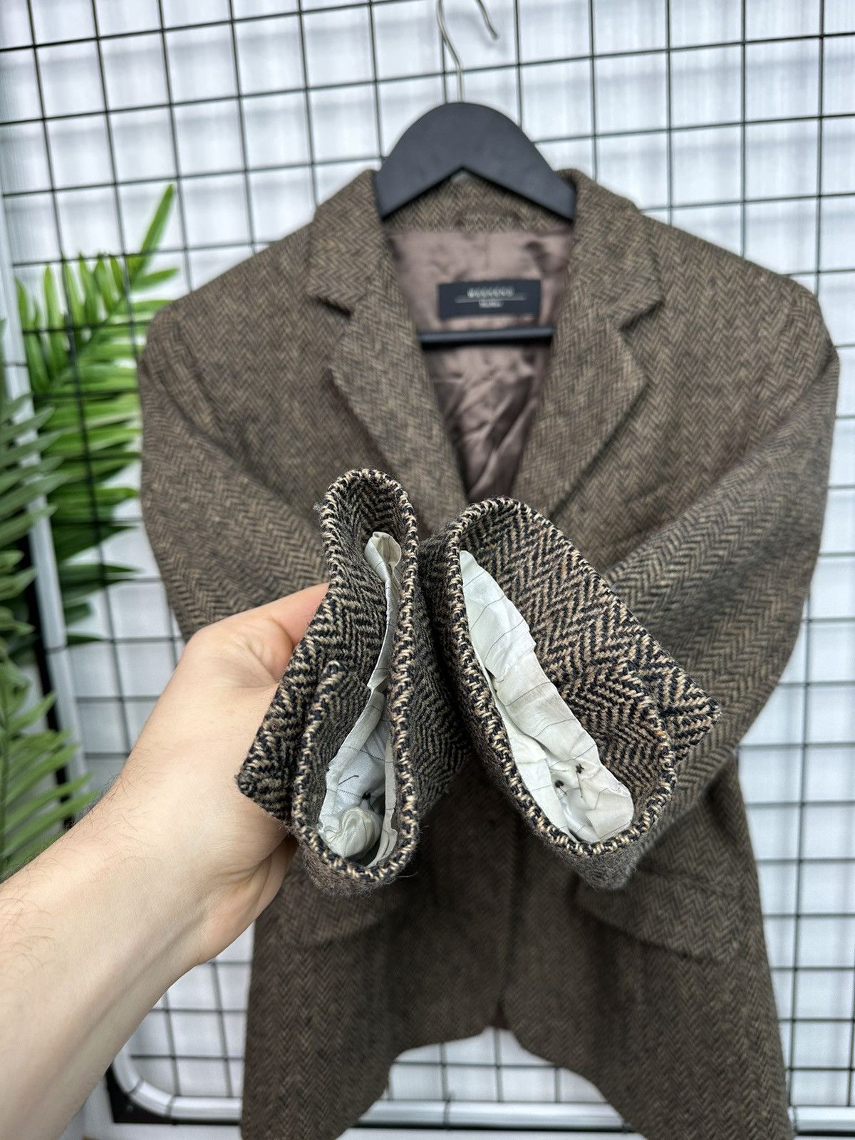Max Mara × Weekend Max Mara WEEKEND MAX MARA wool blazer women jacket tweed 8 size Size M / US 6-8 / IT 42-44 - 9 Thumbnail