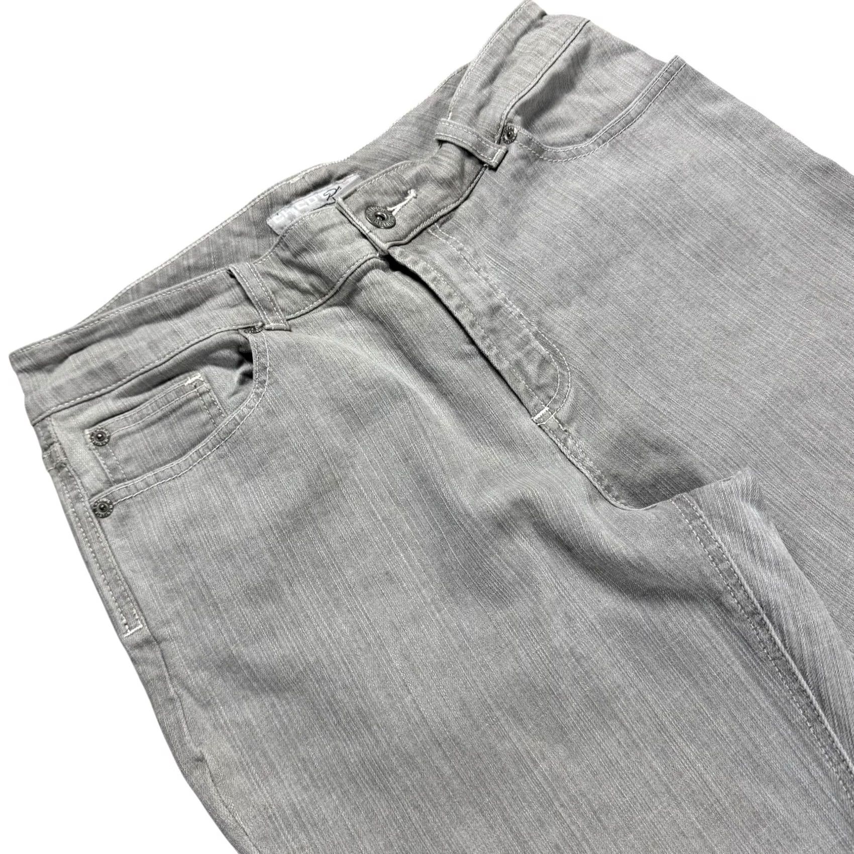 Vintage VINTAGE Chico's Jeans Womens 31x28 Bootcut Midrise Silver Y2K Cowboy Southwestern 5-Pocket Mens Womens Girls Size 24" / US 00 / IT 34 - 2 Thumbnail