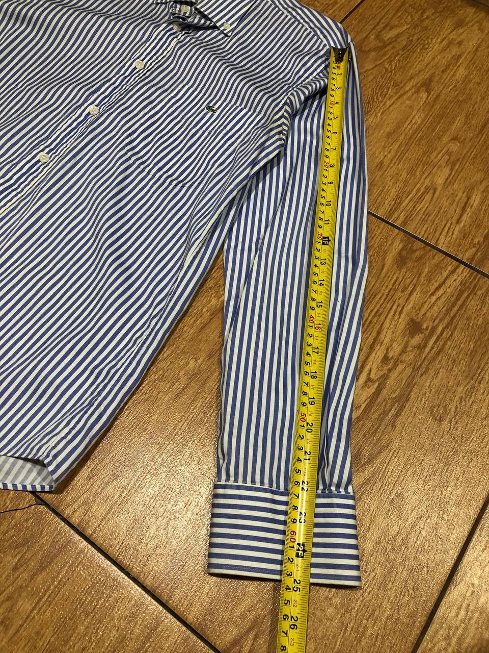 Lacoste Vintage Y2K Lacoste striped shirt streetwear Size US L / EU 52-54 / 3 - 14 Thumbnail