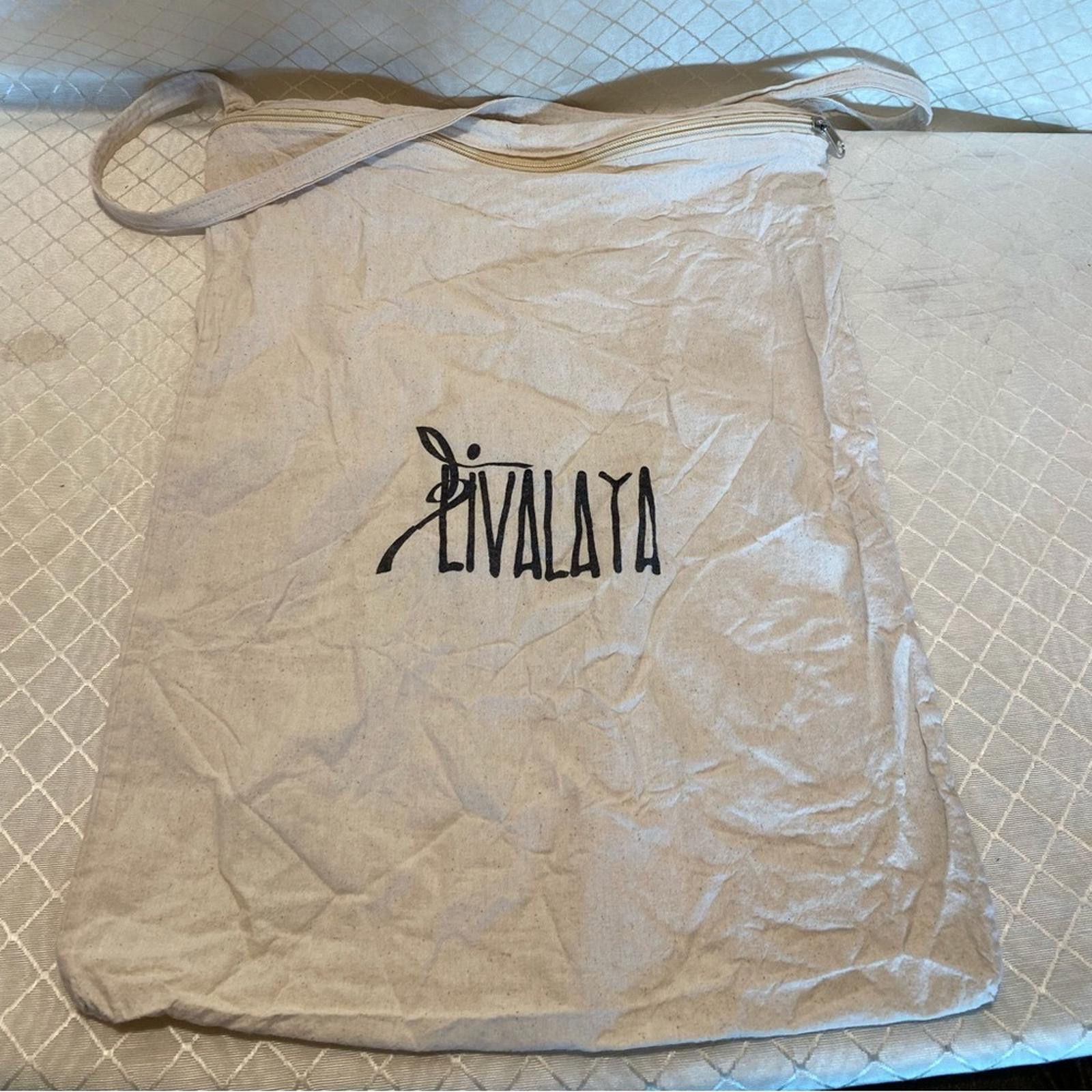 Other Ivory canvas Crossbody Boho Bag by Livalaya Size ONE SIZE - 1 Thumbnail