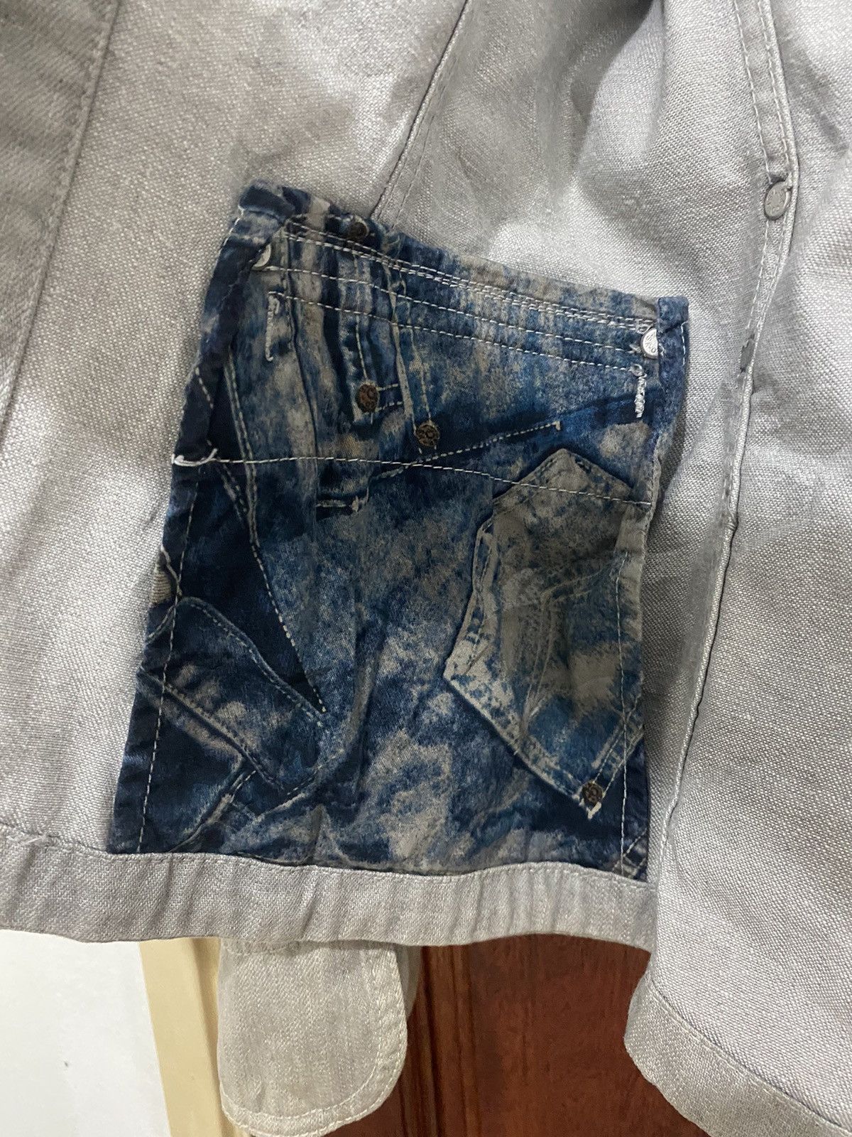 Levi's × Levi's Made & Crafted × Vintage Levi’s Denim Cropped Jacket Made Japan Size M / US 6-8 / IT 42-44 - 7 Thumbnail