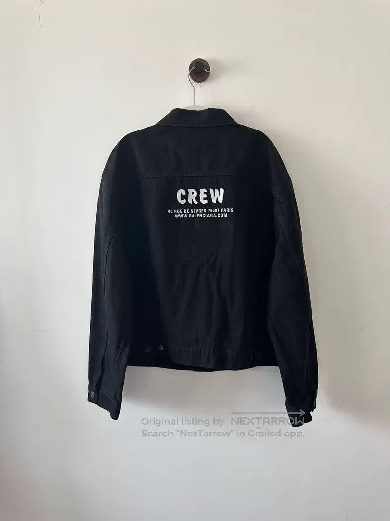 Balenciaga Balenciaga Black Crew Denim Size US M / EU 48-50 / 2 - 2 Thumbnail