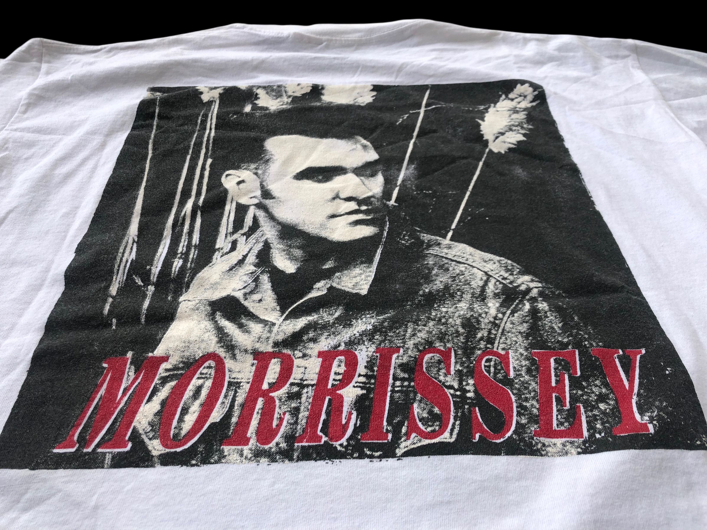 Vintage 🔥Vintage MORRISSEY The Smiths Tour New Wave Band T-Shirt Size US XL / EU 56 / 4 - 9 Thumbnail