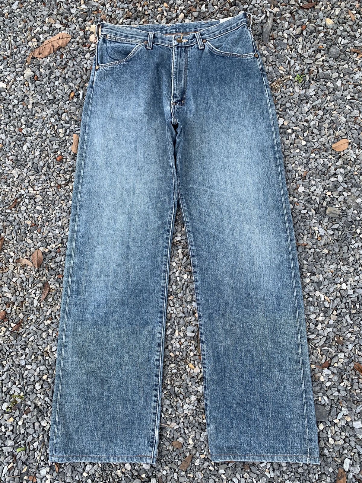Kapital VINTAGE WRANGLER SELVEDGE BAGGY WESTERN FADED DENIM Size US 31 - 1 Thumbnail