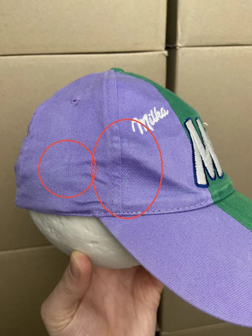 Vintage VINTAGE MILKA M-JOY PROMO CAP HAT Y2K SKATE STREETWEAR USA Size ONE SIZE - 12 Thumbnail