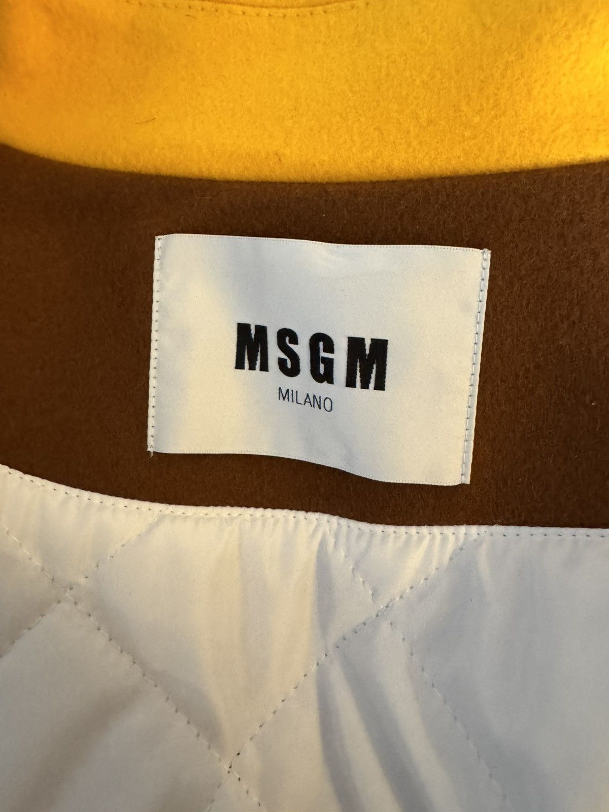 MSGM MSGM University of Causality Milano Brown Wool Bomber Size US M / EU 48-50 / 2 - 6 Thumbnail