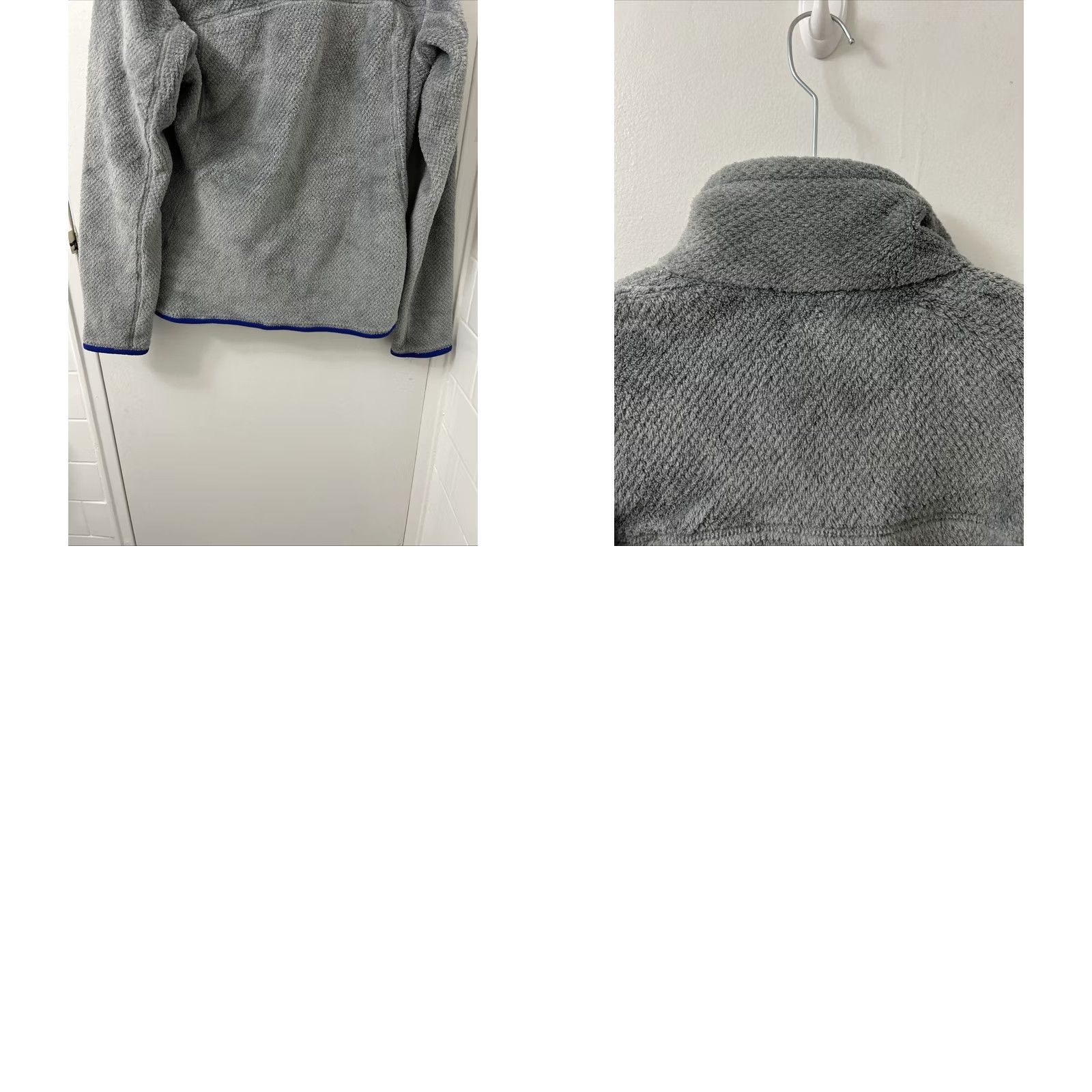 Patagonia Patagonia Re-Tool Pullover Jacket Womens Small Gray Blue Snap Polartec 25442 FA16 Size S / US 4 / IT 40 - 9 Thumbnail