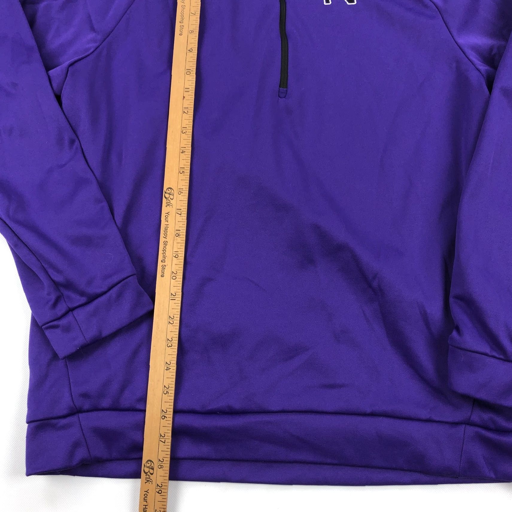 Nike Nike Dri-FIT Men's XL Purple 1/4 Zip Pullover Jacket Activewear Size US XL / EU 56 / 4 - 4 Thumbnail