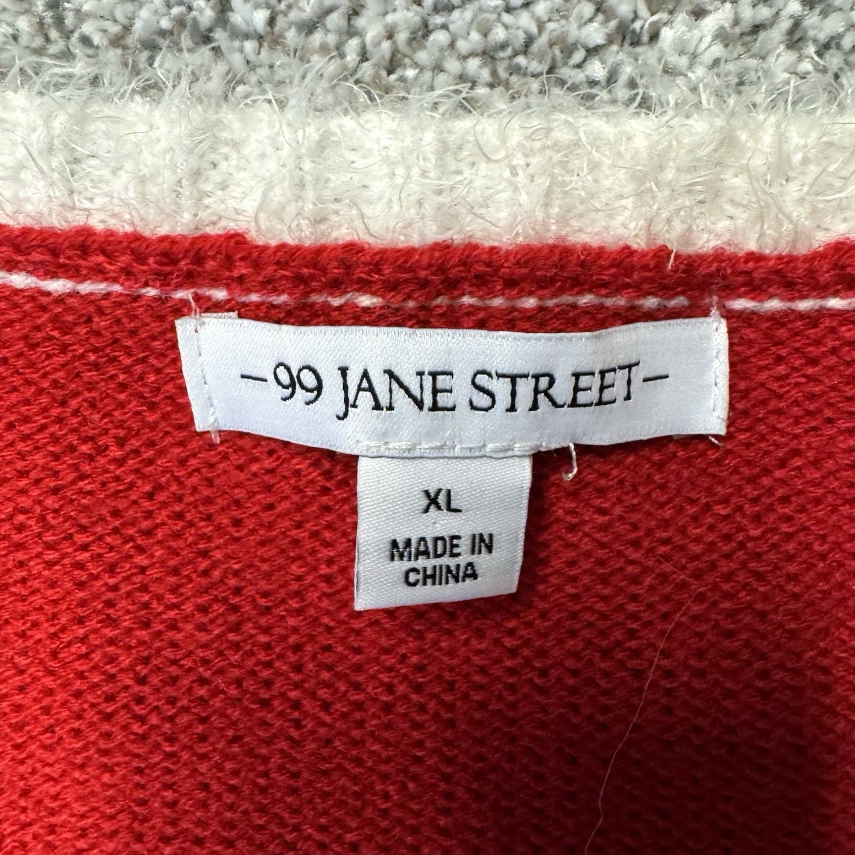 Vintage VINTAGE 99 Jane Street Ugly Christmas Sweater Dress XL Red Bow Knit Short Sleeve Women Winter Christmas Classic Festive Coquette Party Dress Size XL / US 12-14 / IT 48-50 - 6 Thumbnail