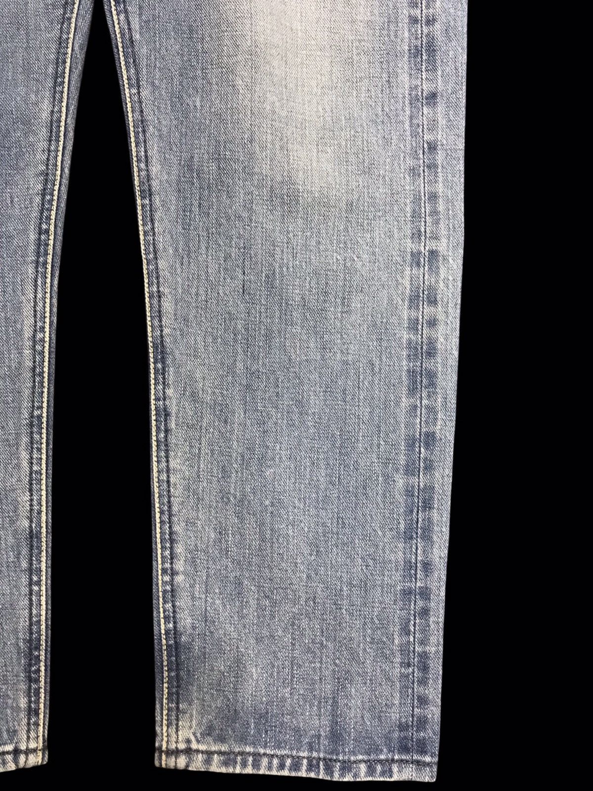 Japanese Brand 💥90s Style💥YOUNG&OLSEN LIGHT WASH SELVEDGE DENIM F381 Size US 28 / EU 44 - 7 Thumbnail