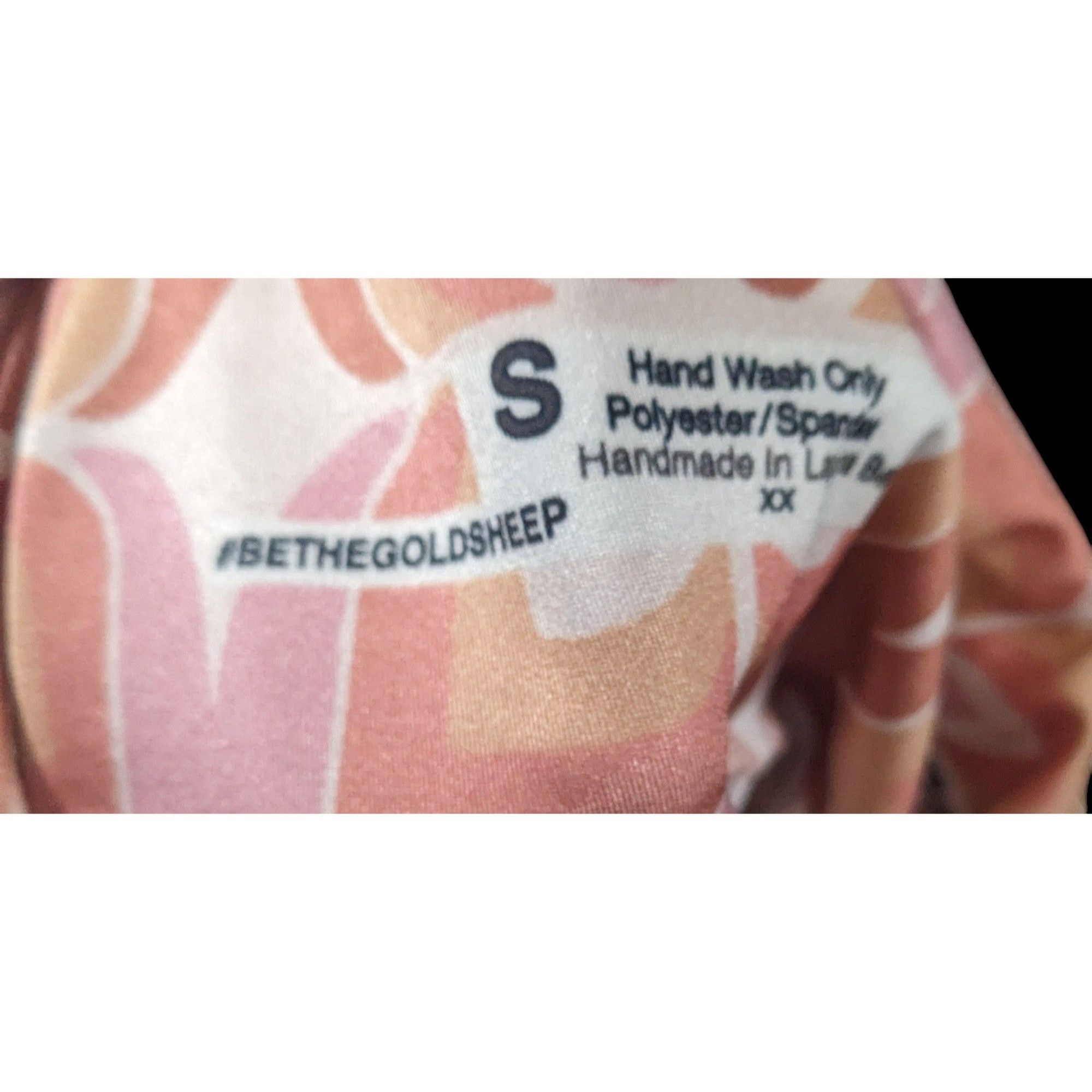Other Goldsheep Retro Printed Pink And Orange Leggings Size 24" / US 00 / IT 34 - 4 Thumbnail