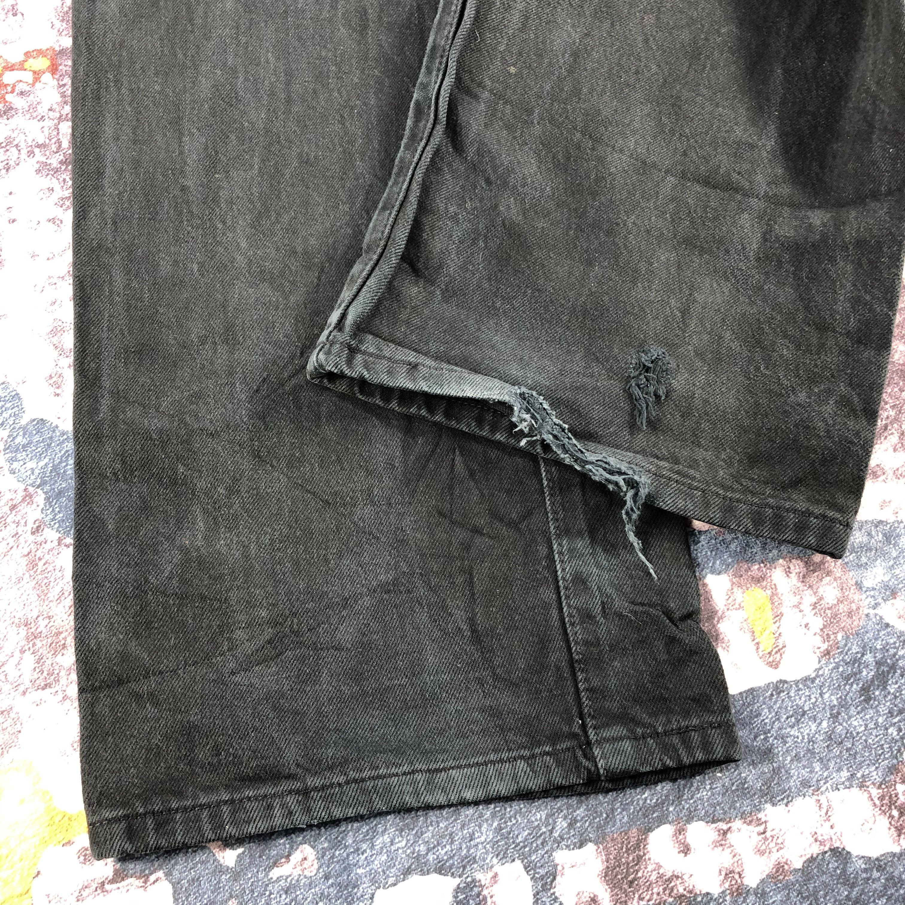 Levi's Vintage Levis 501 Faded Black Jeans-JM2096 Size US 40 / EU 56 - 5 Thumbnail