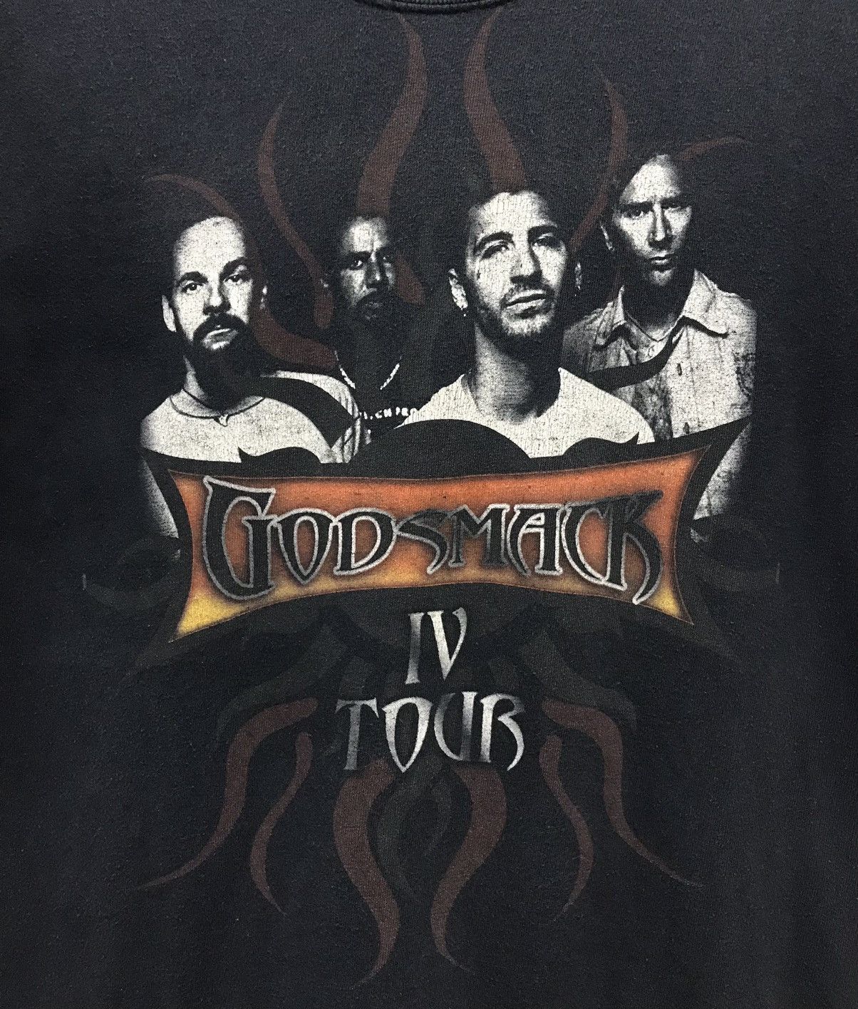 Anvil × Band Tees Vintage Anvil Rock Band Godsmack IV Tour Shirt Size US M / EU 48-50 / 2 - 3 Thumbnail
