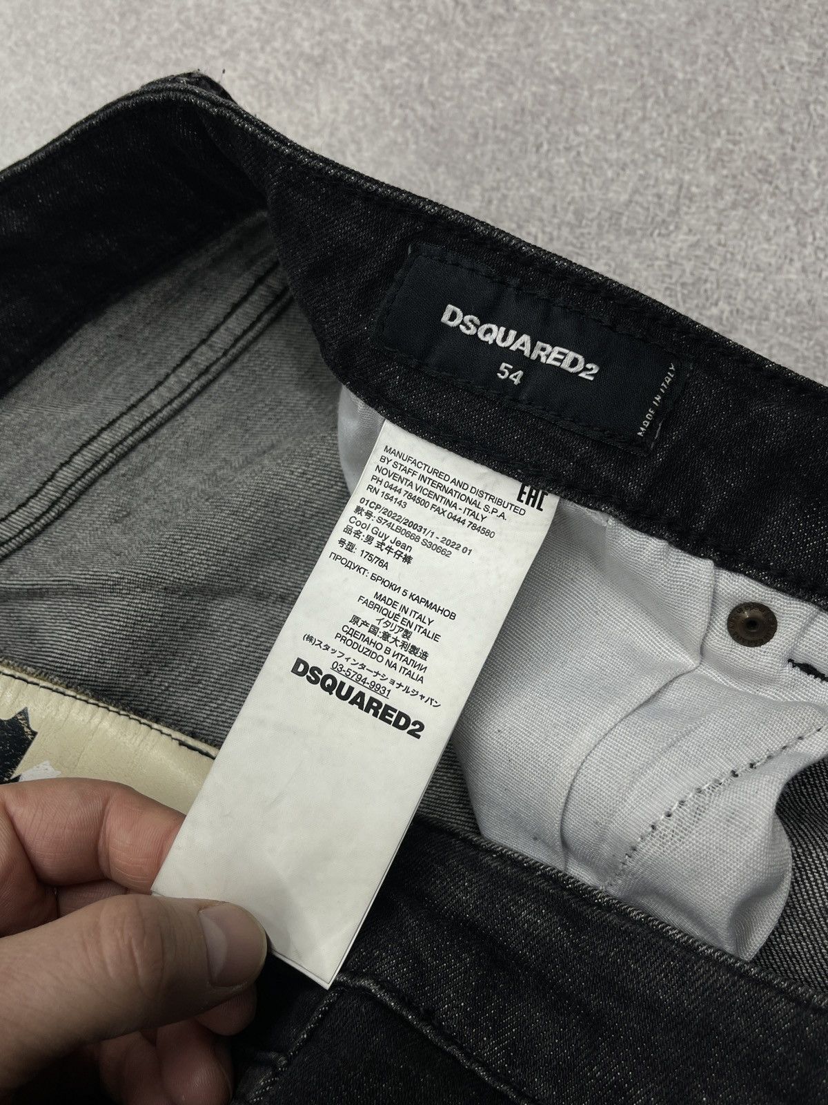 Dsquared2 Dsquared2 Cool Guy Faded Ripped Denim Jeans Black Size US 36 / EU 52 - 15 Thumbnail