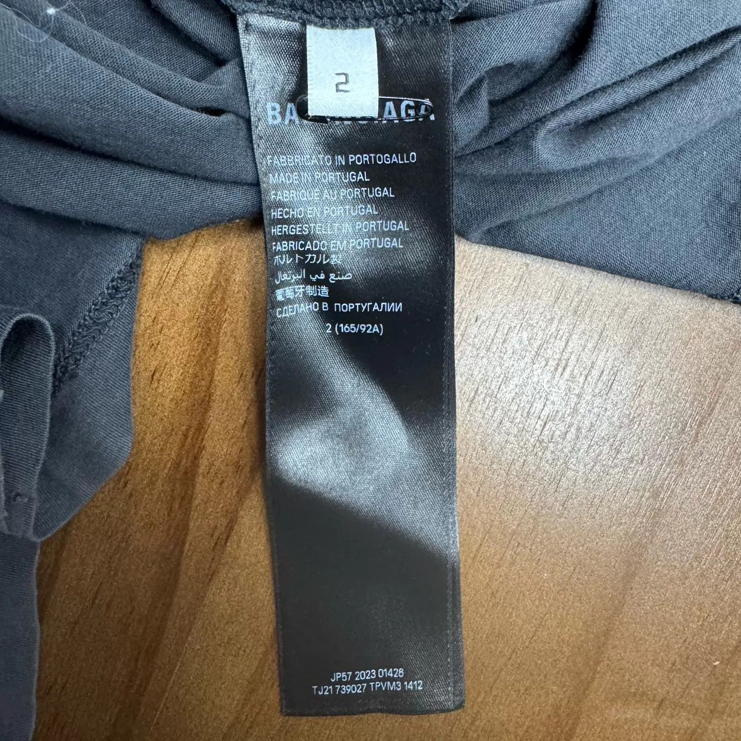 Balenciaga Balenciaga Wave Distressed LS Black/Blue Size 2 Size US M / EU 48-50 / 2 - 6 Thumbnail