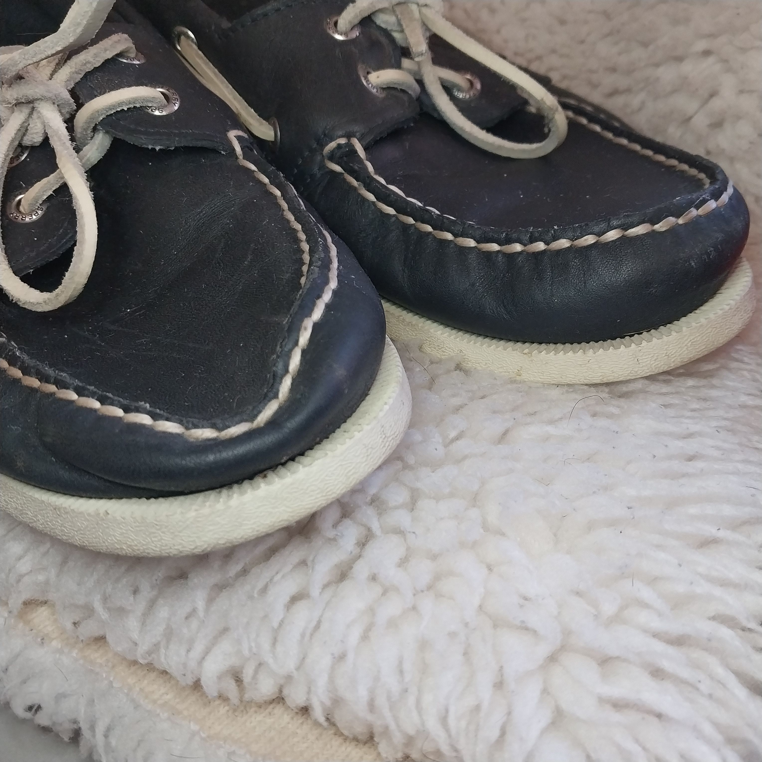 Sperry Sperry topsiders navy blue leather size 11 Size US 11 / EU 44 - 10 Thumbnail