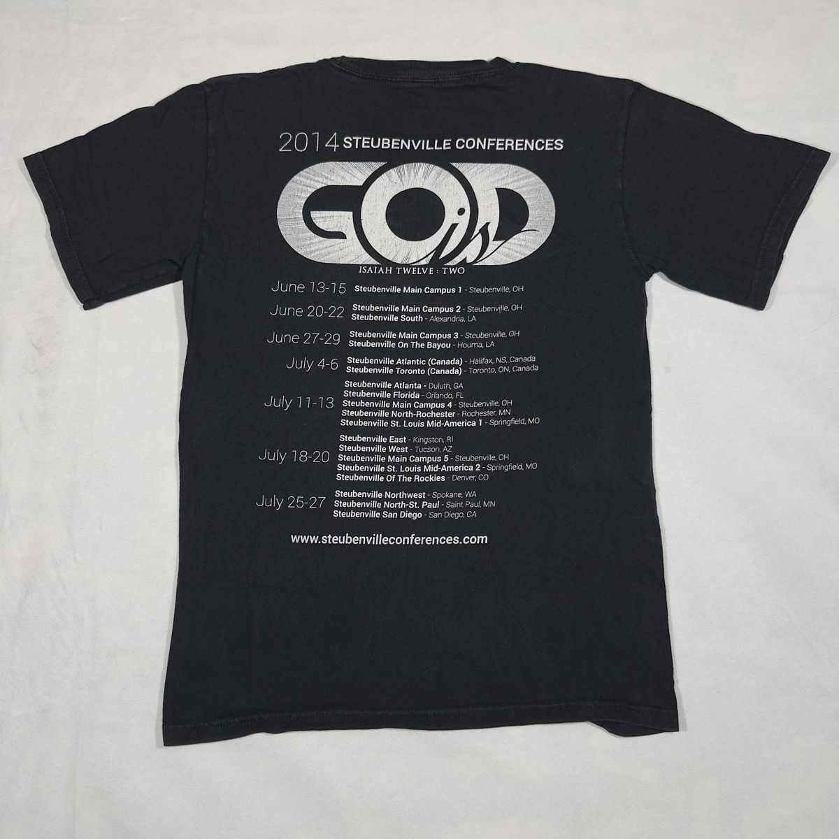 Other 2014 Steubenville Conferences Christian Tour Tee Size US S / EU 44-46 / 1 - 5 Thumbnail
