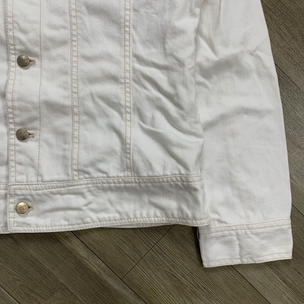Japanese Brand Enrico Coveri Bandiera Trucker Fur Jeans Jacket Size US L / EU 52-54 / 3 - 7 Thumbnail