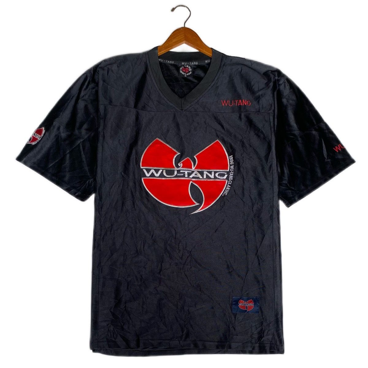 Vintage × Wu-Tang Clan Vintage 1996 Wu-Tang jersey big logo Size US XL / EU 56 / 4 - 3 Thumbnail