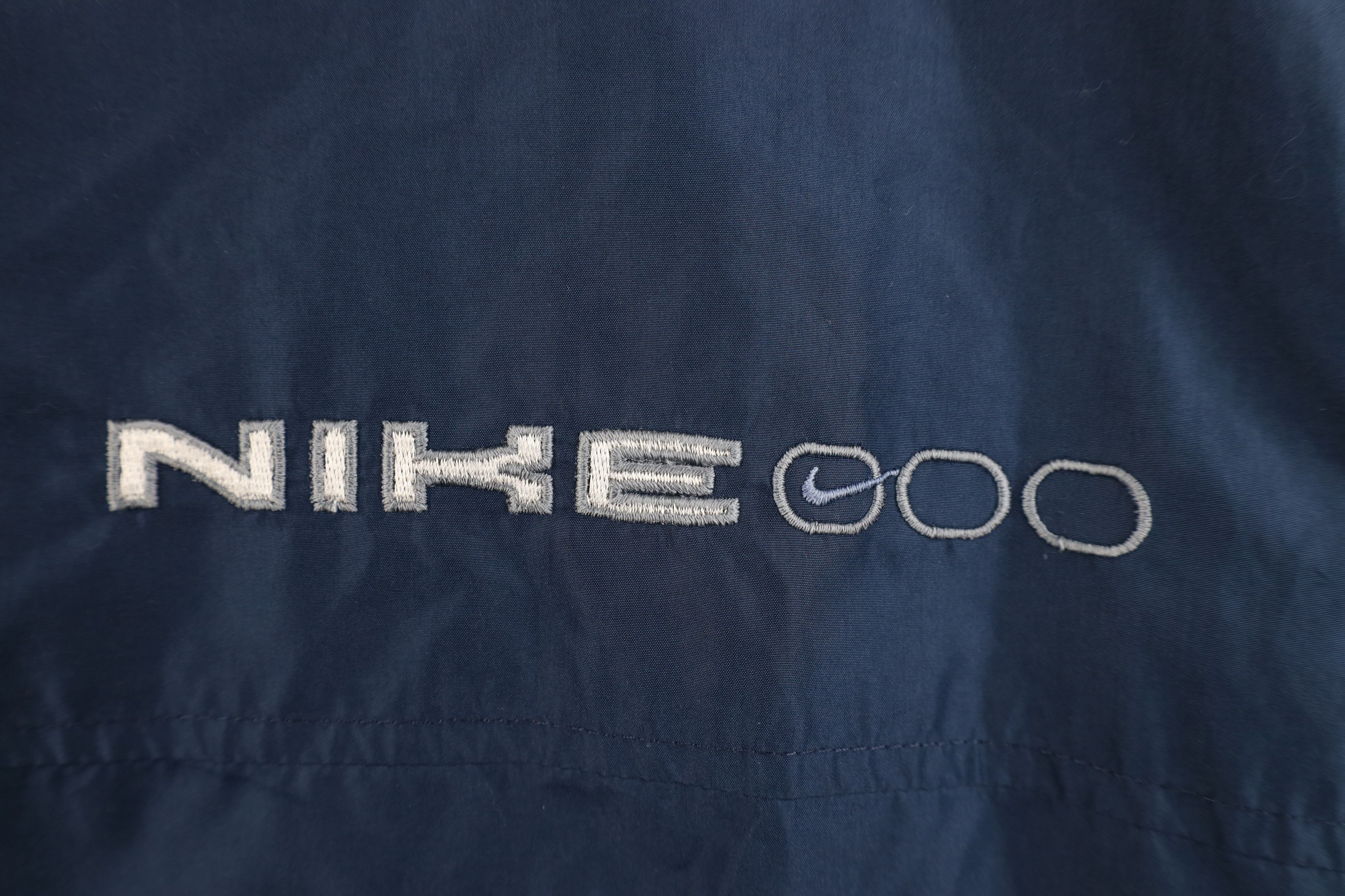 Nike Vintage Nike Scott Mini Swoosh Lined Windbreaker Jacket Blue Size US L / EU 52-54 / 3 - 12 Thumbnail