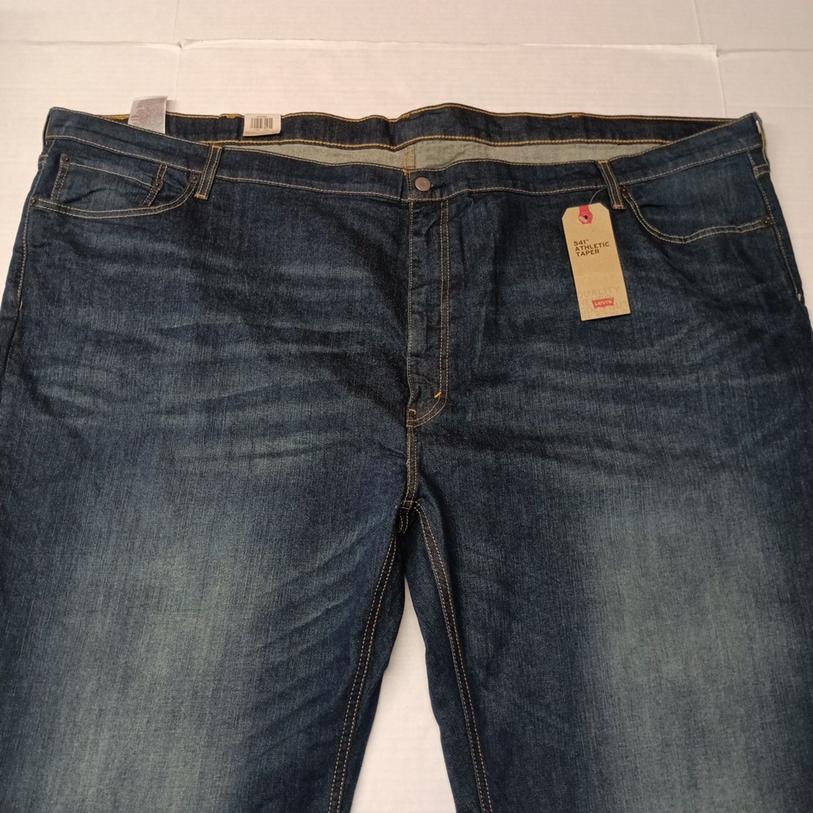 Levi's Levi's 541 Jeans Men's 62x34 Blue Athletic Taper Fit Stretch Size US 44 / EU 60 - 4 Thumbnail