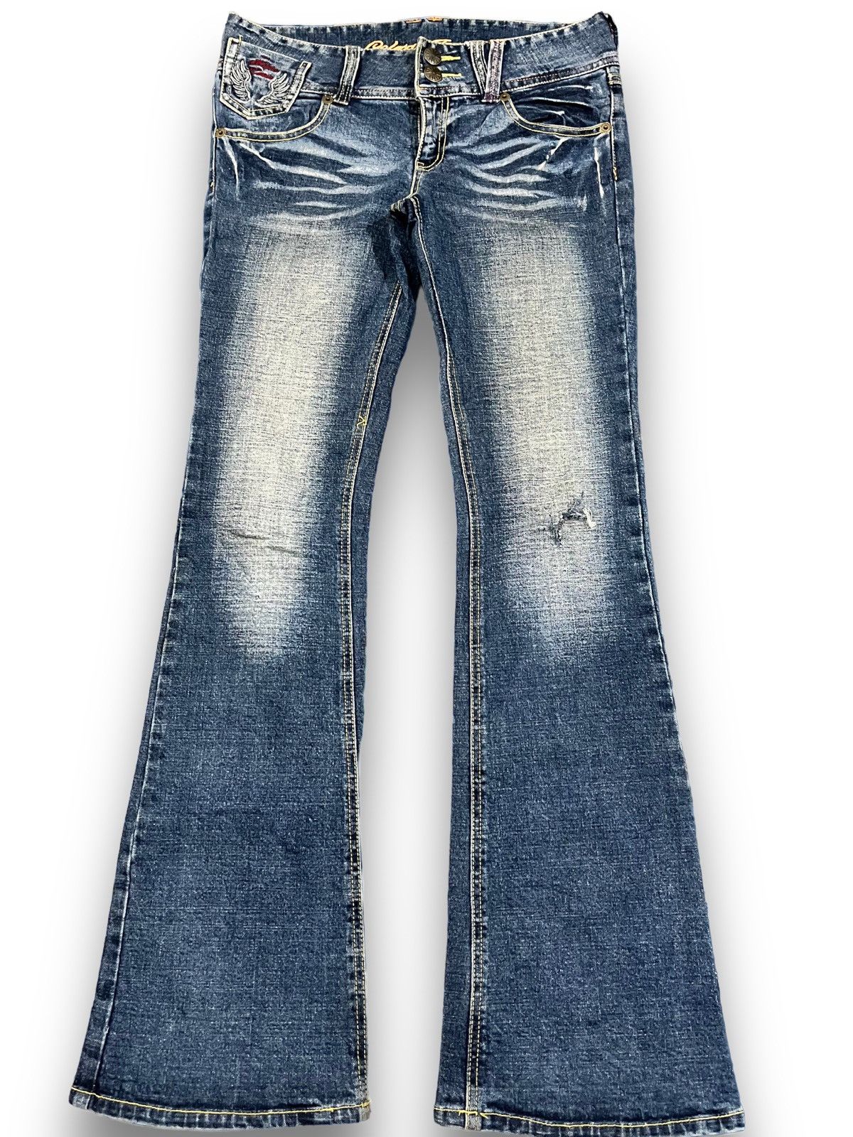 Japanese Brand Vintage Colza Punk Flare Denim Size US 32 / EU 48 - 1 Thumbnail