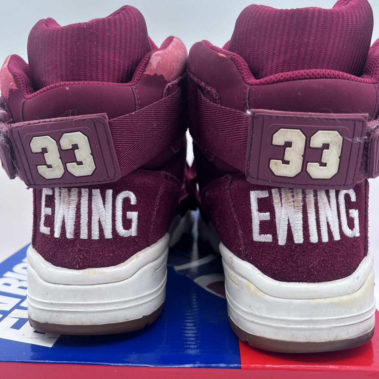 Vintage Ewing 33 Hi Red/Black RN 91175 Basketball Sneaker MEN 10.5 Size US 10.5 / EU 43-44 - 6 Thumbnail