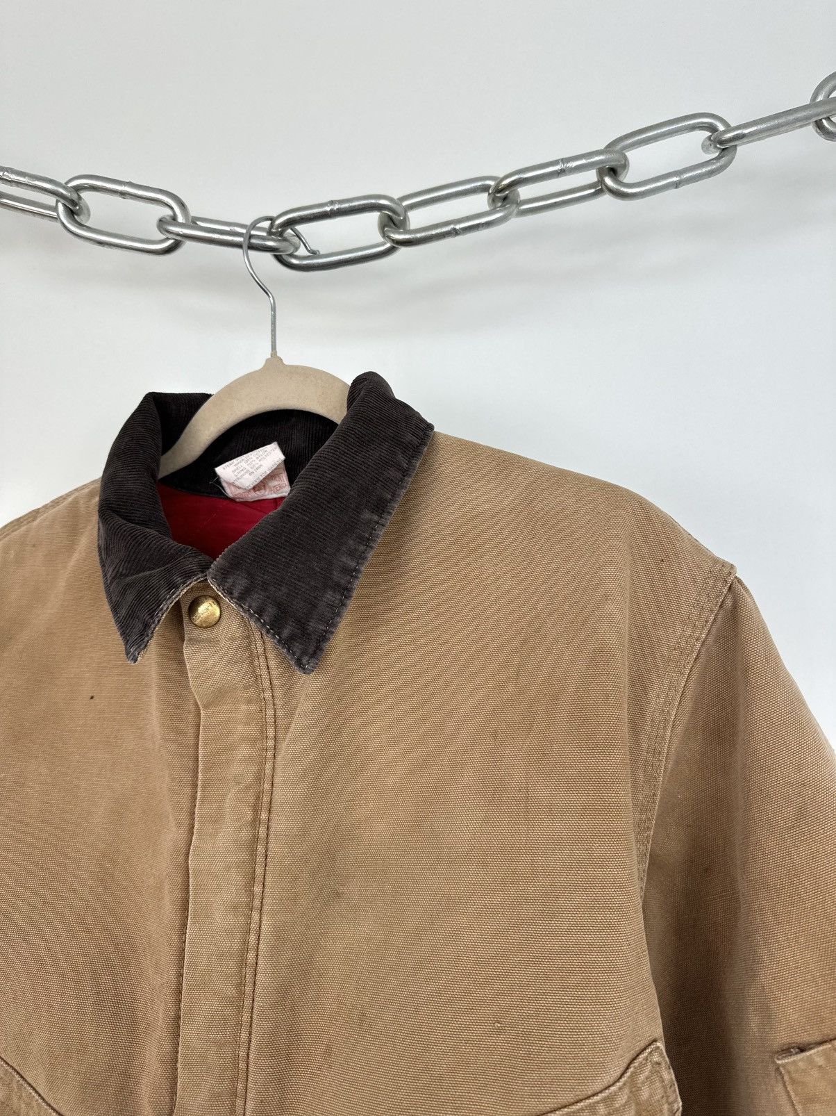 Carhartt Vintage 80s Carhartt USA Cropped Boxy Distressed Rare Jacket Size US S / EU 44-46 / 1 - 8 Thumbnail
