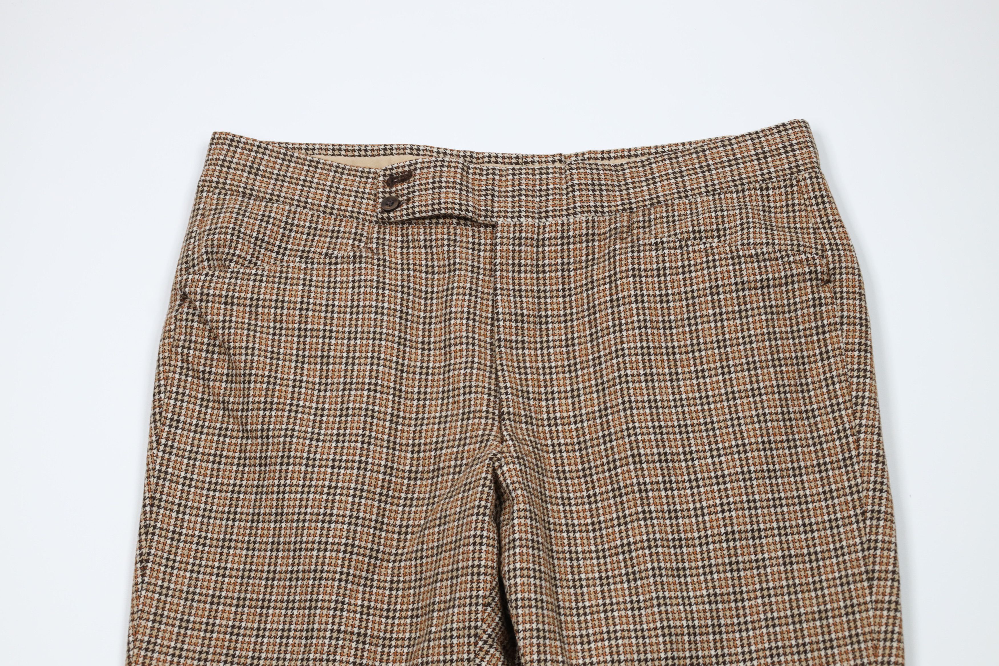 Vintage Vintage 70s Streetwear Houndstooth Bell Bottoms Pants USA Size US 38 / EU 54 - 2 Thumbnail