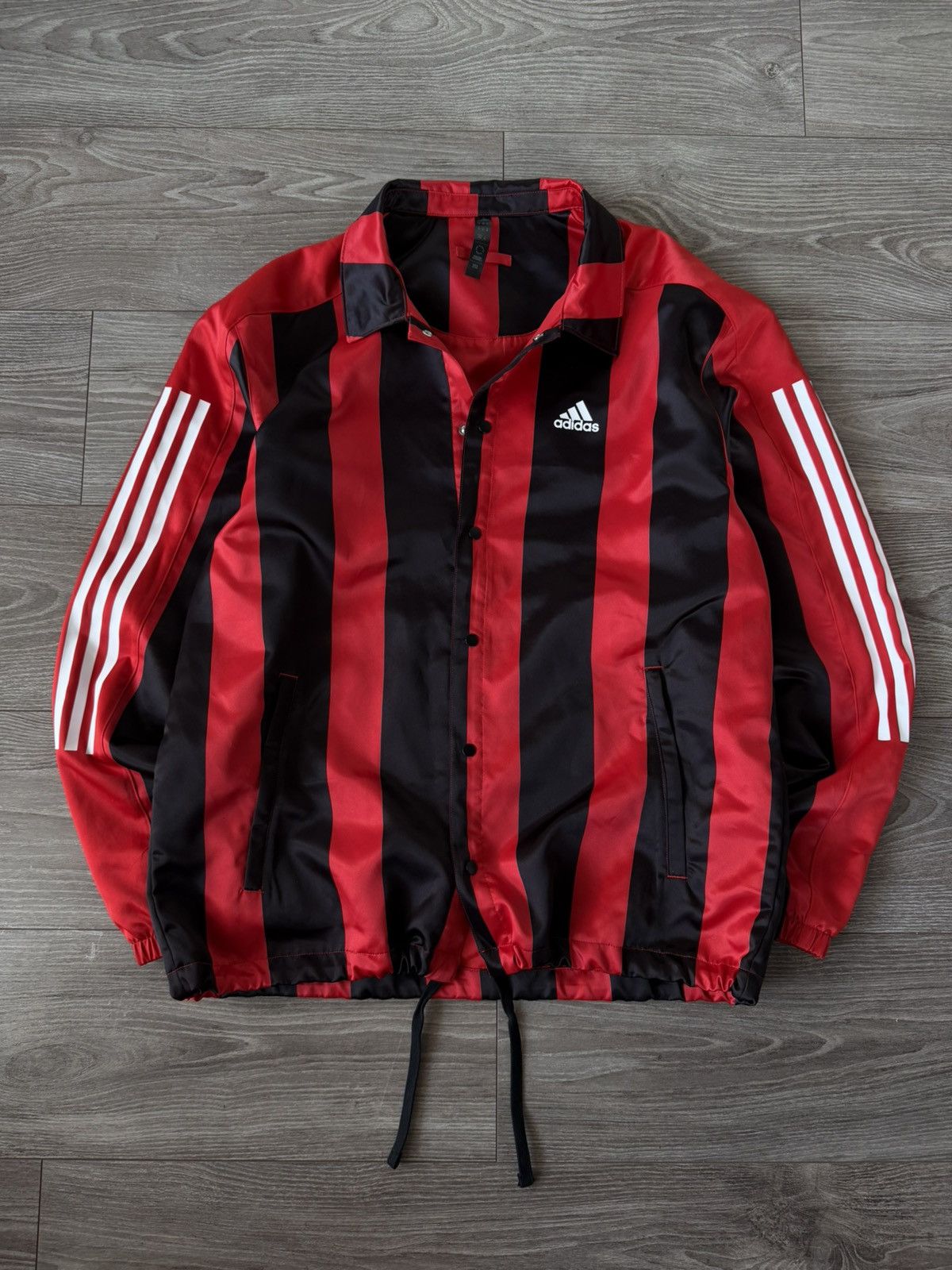Adidas Adidas England Black Red Sportswear Coach Jacket Size US M / EU 48-50 / 2 - 12 Thumbnail
