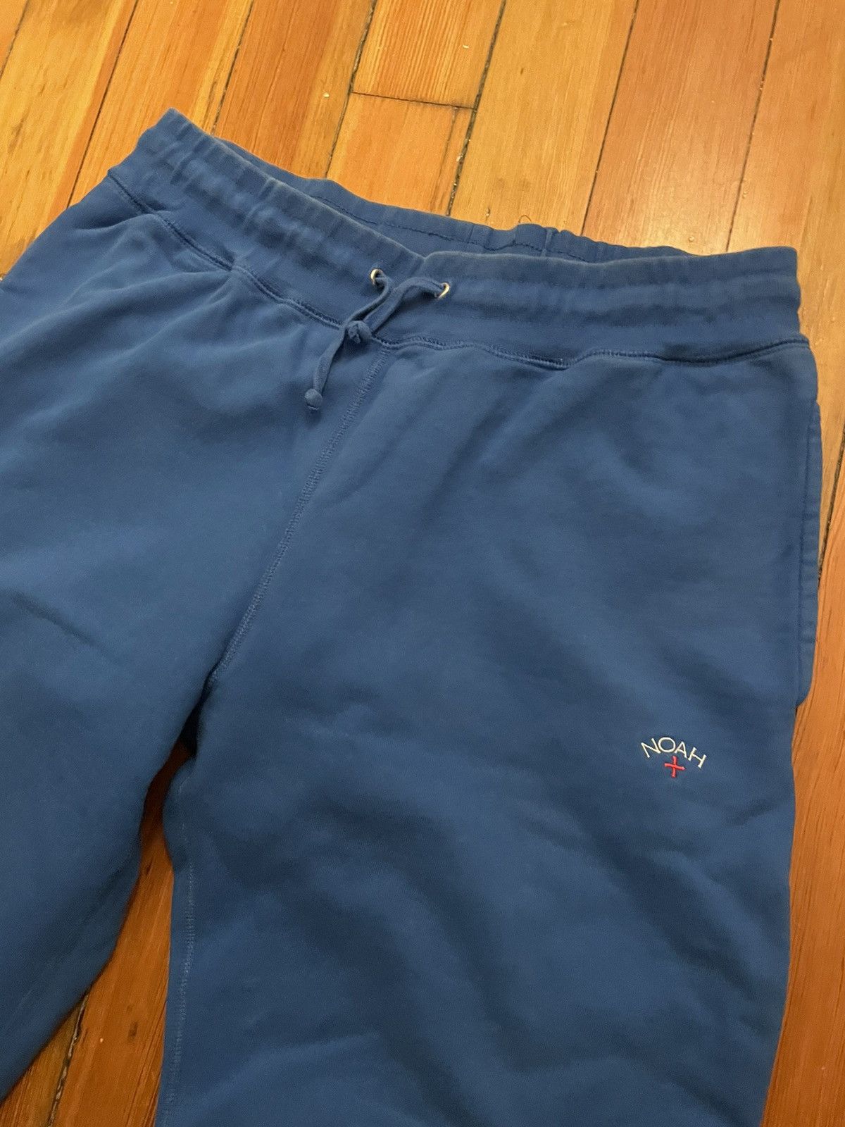 Noah Core Logo Sweatpants Blue XL Size US 36 / EU 52 - 2 Thumbnail