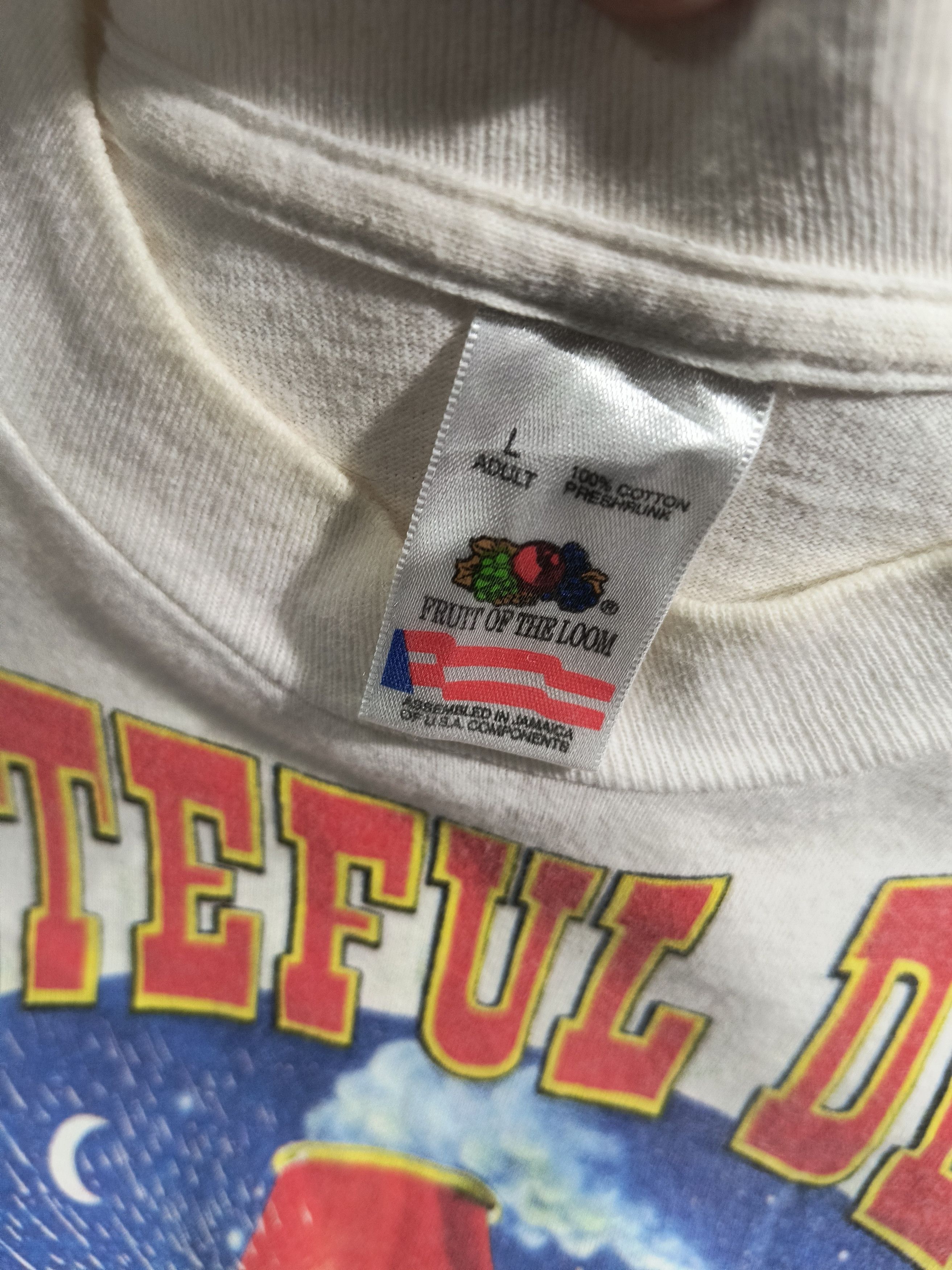 Band Tees Grateful Dead summer tour 1995 tee Size US L / EU 52-54 / 3 - 5 Thumbnail