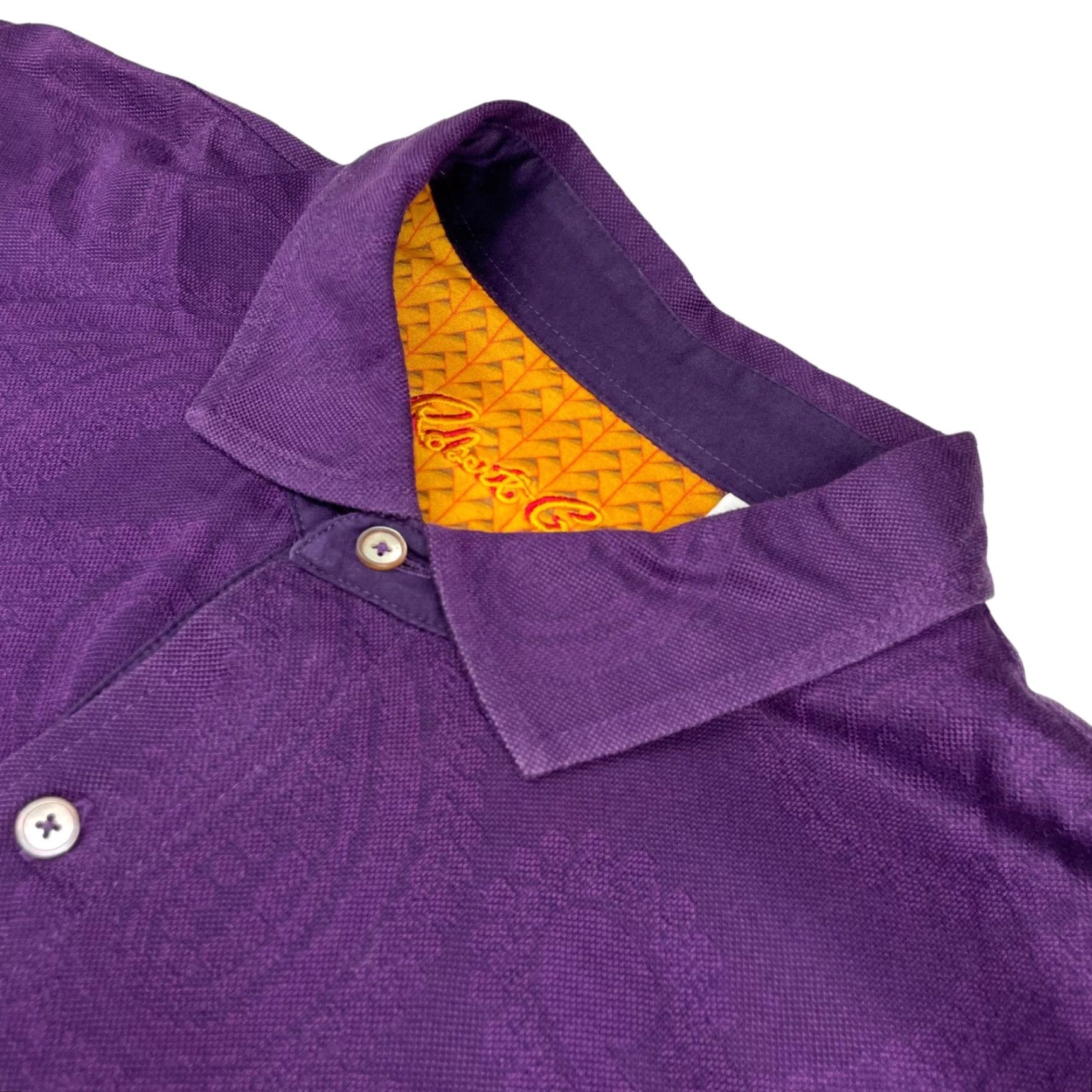 Robert Graham Robert Graham Shirt Men 100% Cotton L/S Classic Fit Button XL Purple Paisley Size US XL / EU 56 / 4 - 2 Thumbnail