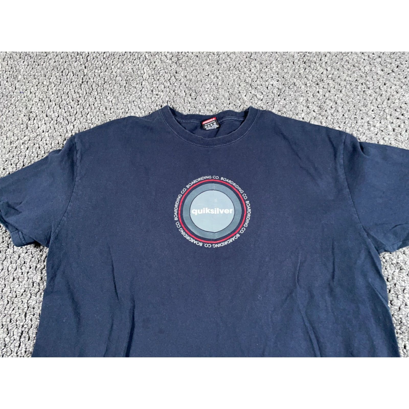 Quiksilver VINTAGE Quiksilver Logo Print T-Shirt Adult XL Dark Blue Skater Surf 2000s Mens Size US XL / EU 56 / 4 - 7 Thumbnail