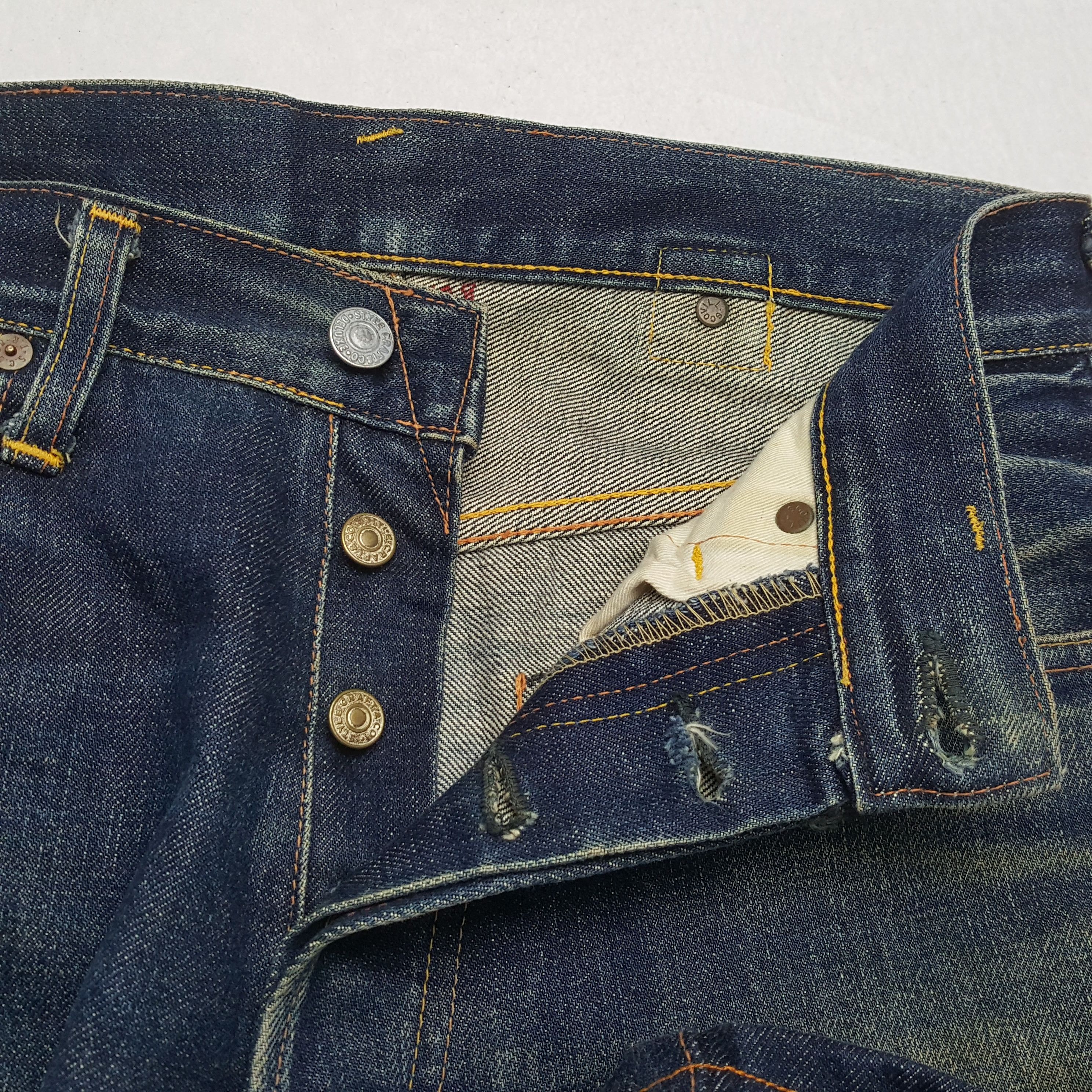 Evisu EVIS Japanese Brand Streetwear Custom Daicock Jeans Size US 29 - 13 Thumbnail