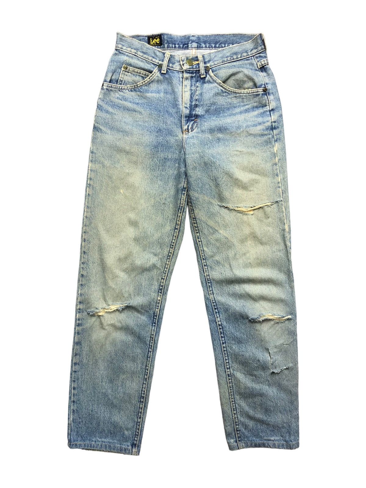 If Six Was Nine × Le Grande Bleu (L.G.B.) × Lee Vintage Lee Riders Distressed Jeans Made in USA Size US 30 / EU 46 - 1 Thumbnail