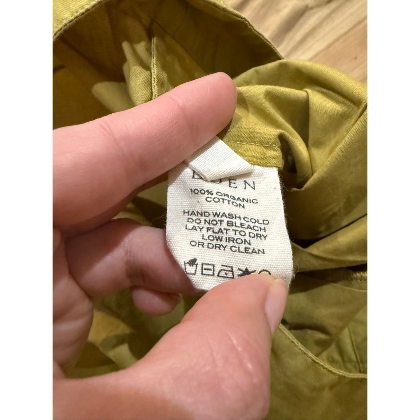 DOEN Doen Women's Yellow/Green Valentin Pleated Cotton-poplin Wid Size 30" / US 8 / IT 44 - 4 Thumbnail