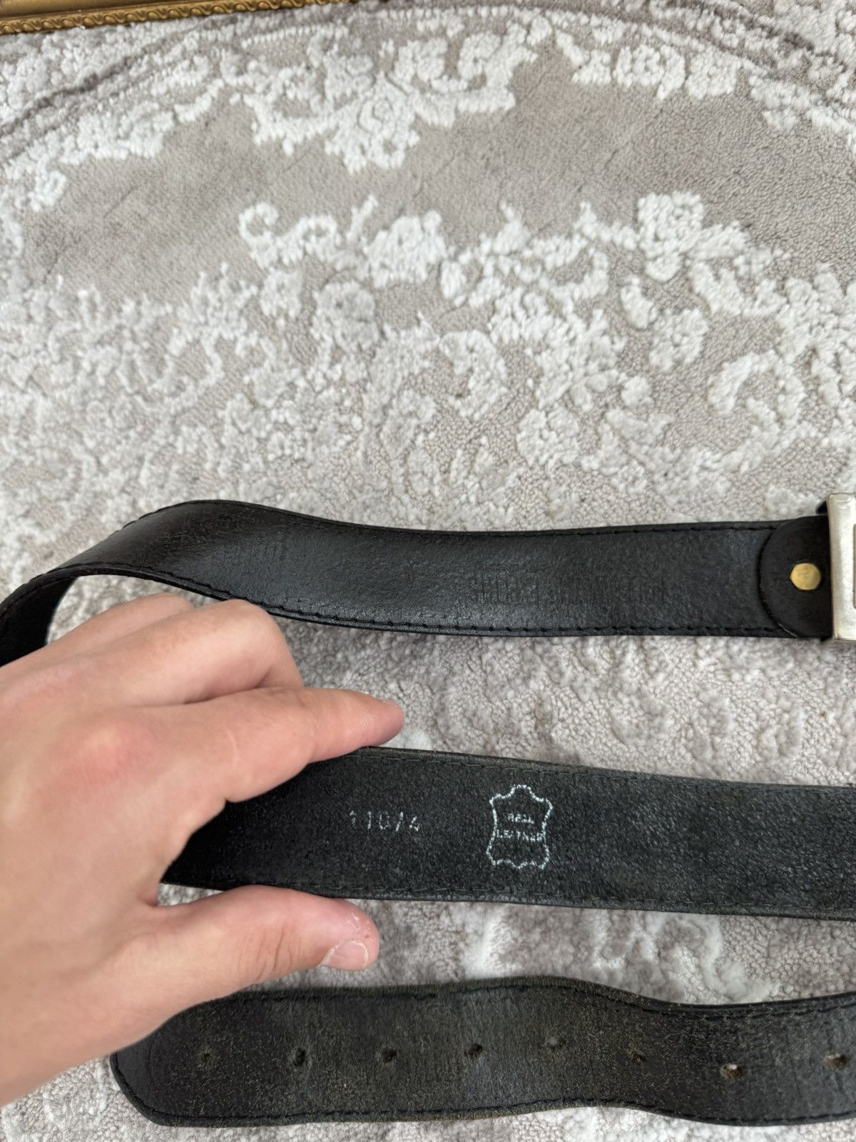 Diesel Vintage Diesel Leather Belt Monogram Big Logo Japanesse Y2K Size ONE SIZE - 3 Thumbnail