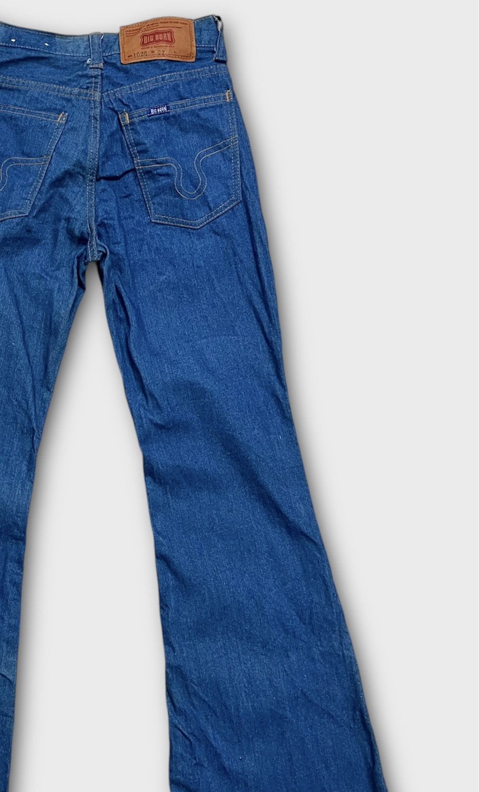 Japanese Brand × Vintage Big Born Bootcut Jeans Vintage Size 24" / US 00 / IT 34 - 4 Thumbnail
