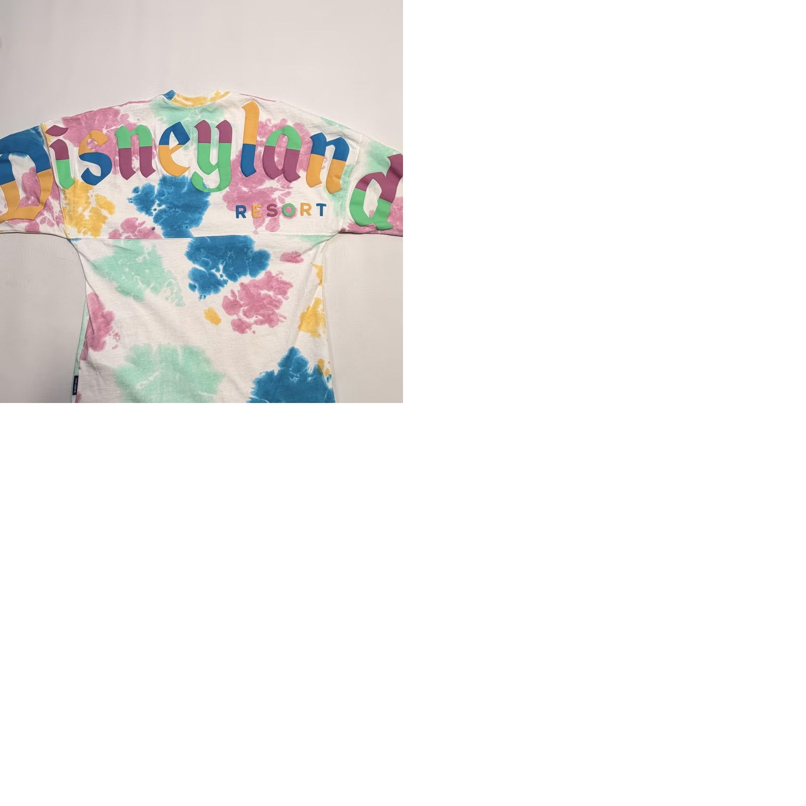 Disney VINTAGE Disneyland Resort Spirit Jersey Shirt Womens XS Pastel Tie Dye Long Sleeve Size XS / US 0-2 / IT 36-38 - 9 Thumbnail